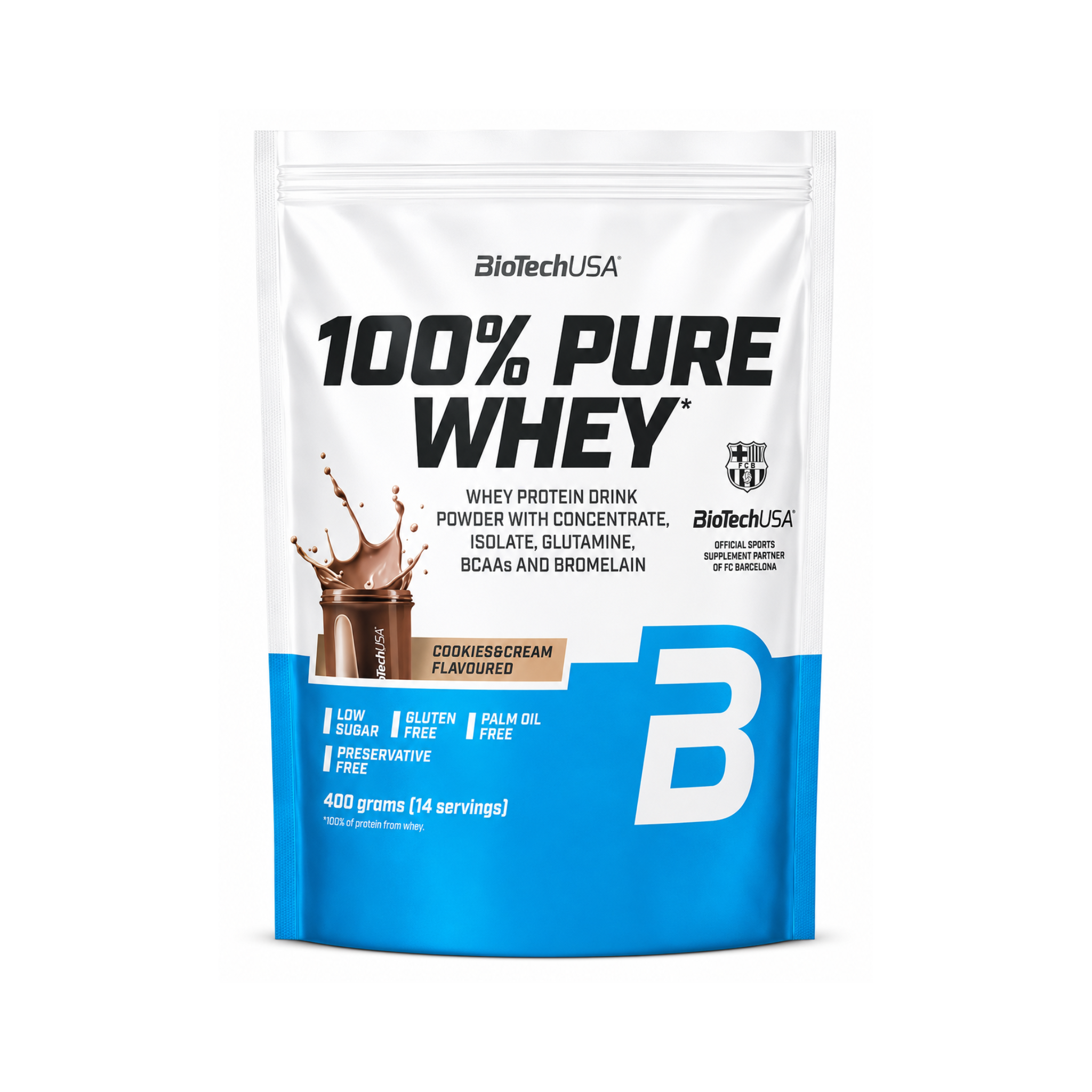 ProteinadinZer_BioTechUSA_100_PureWhey_400g_Cookies_Cream
