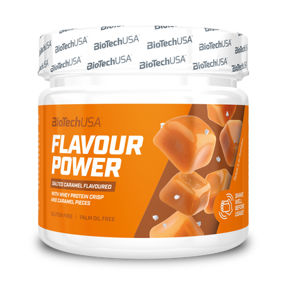 Pudra cu Indulcitor, BioTechUSA, Flavour Power, 160g, Salted Caramel