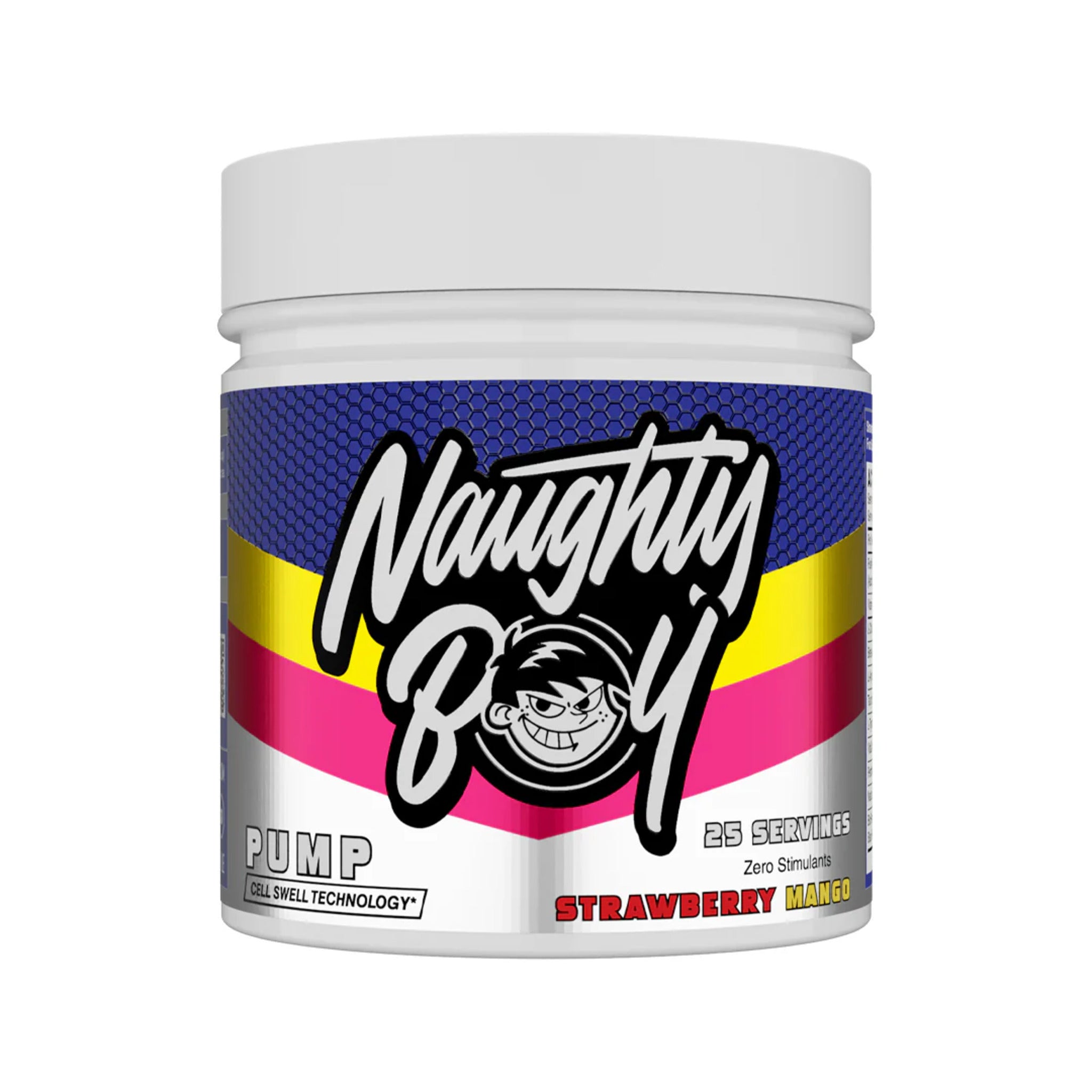 Pre-Workout fara Cafeina, Naughty Boy, Pump Zero Stimulants, 400g