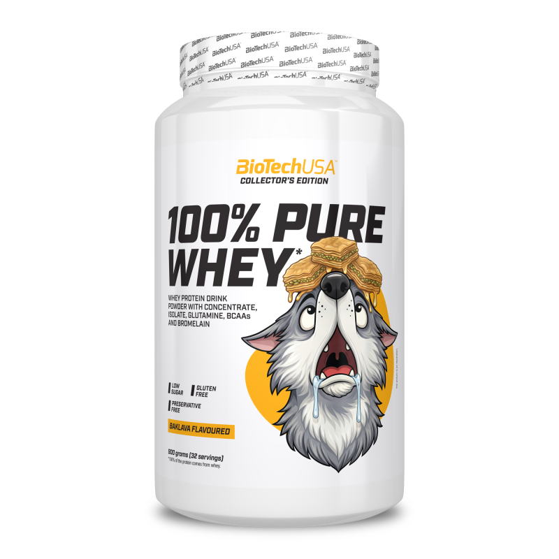 Proteina din Zer, BioTechUSA, Collector's Edition, 100% Pure Whey, 900g