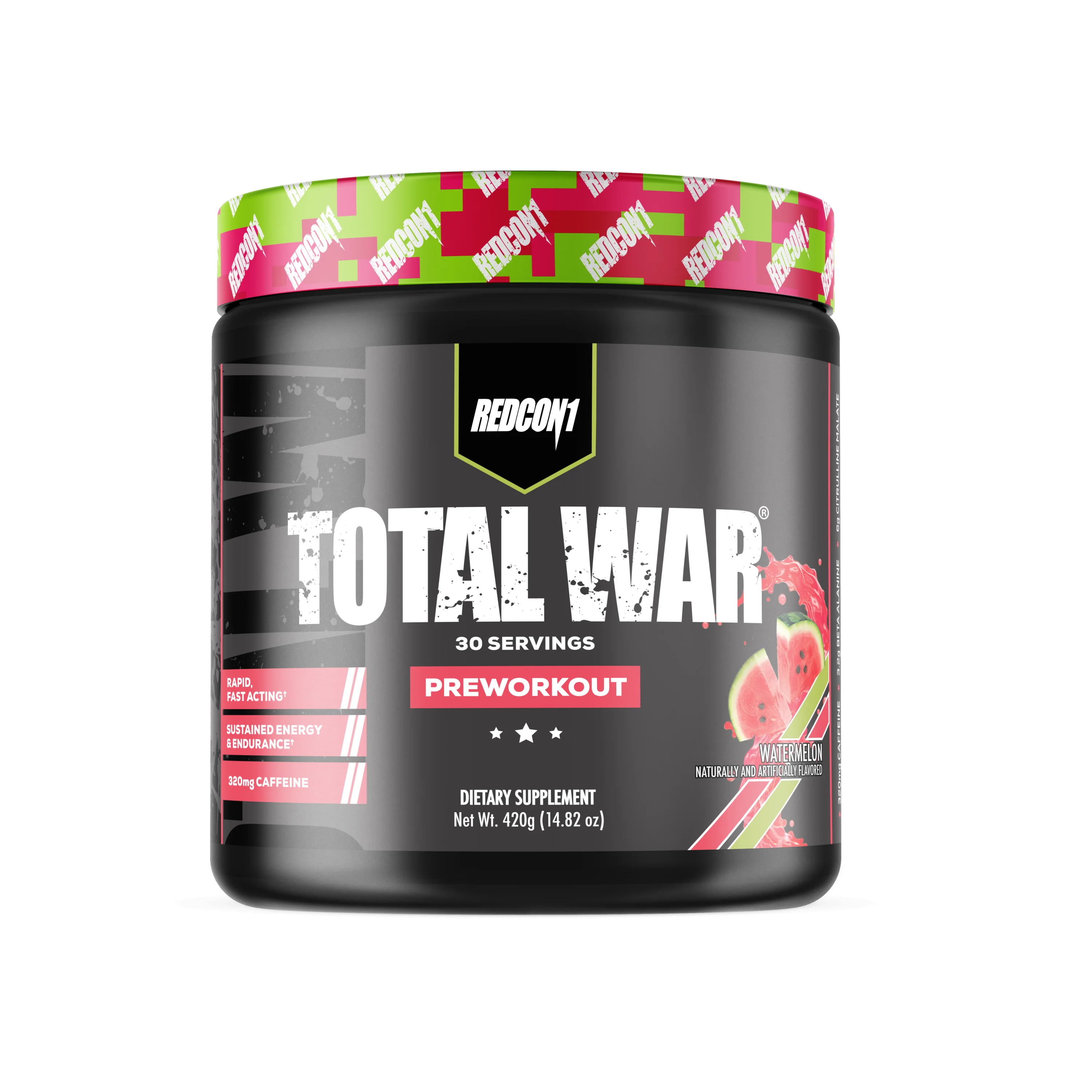 Pre-Workout, RedCon1, Total War, 441g