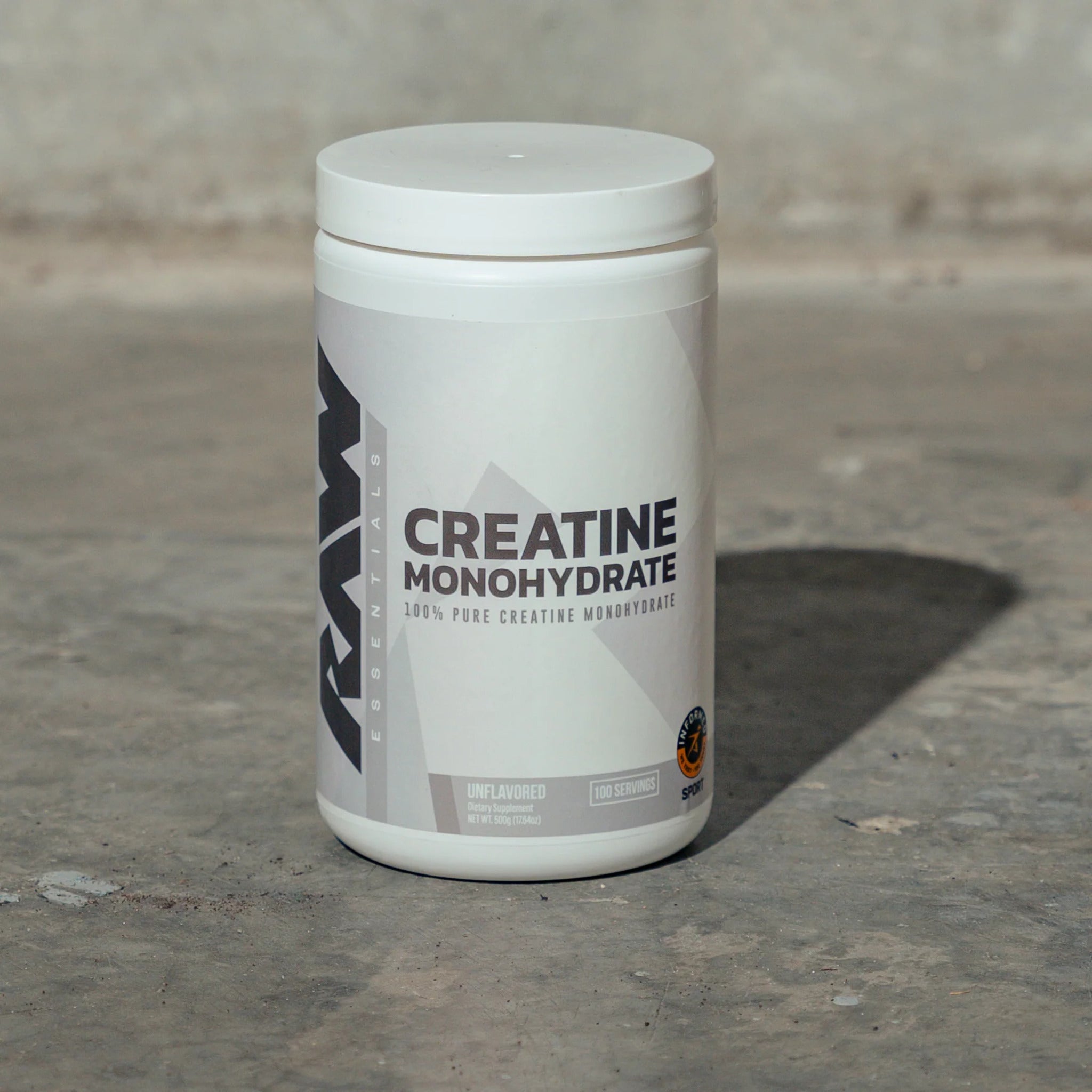 Creatina Monohidrata, RAW Nutrition, 100% Creatine Monohydrate, 510g