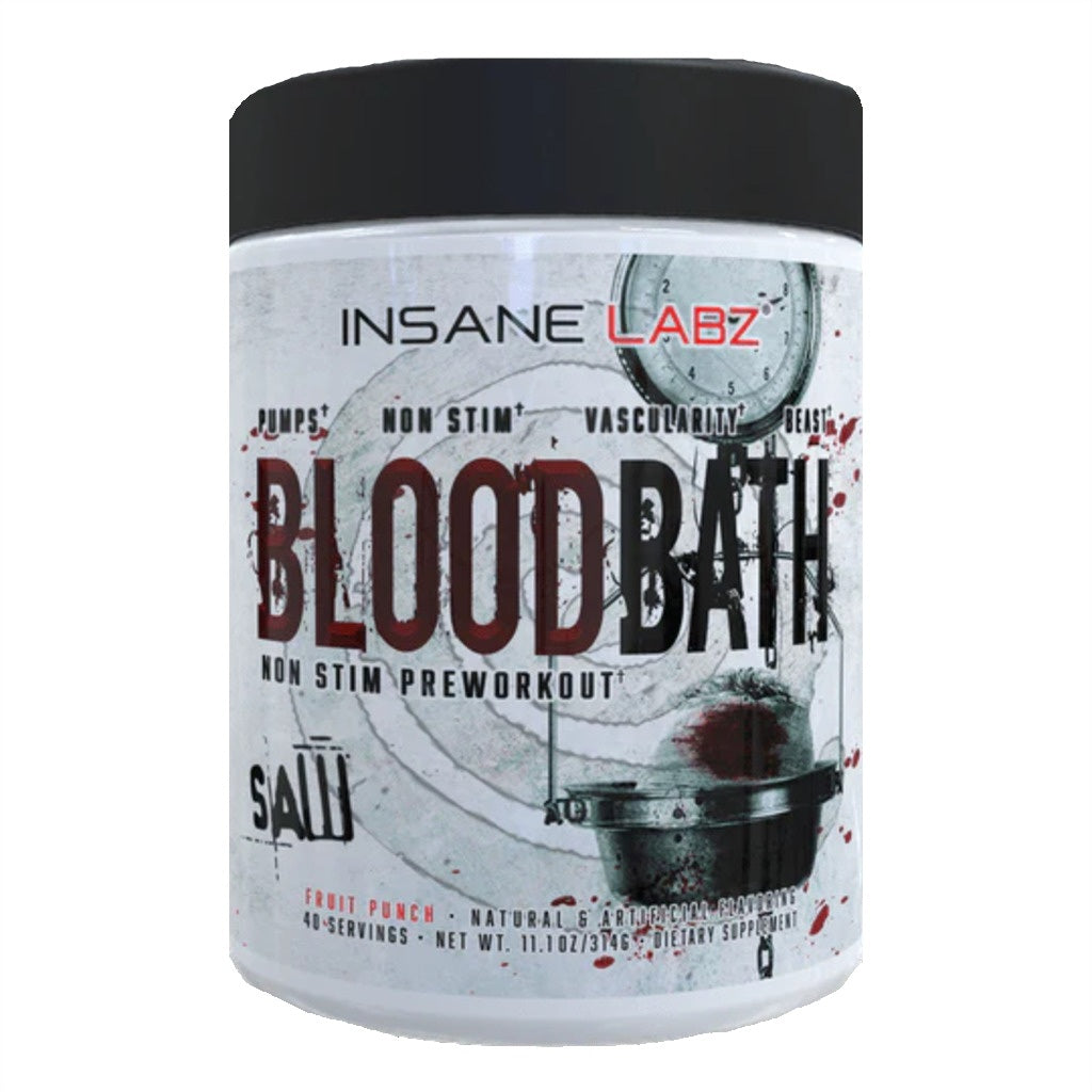 Pre-Workout fara Cafeina, Insane Labz x SAW, Bloodbath, ( 20/40 Servings )