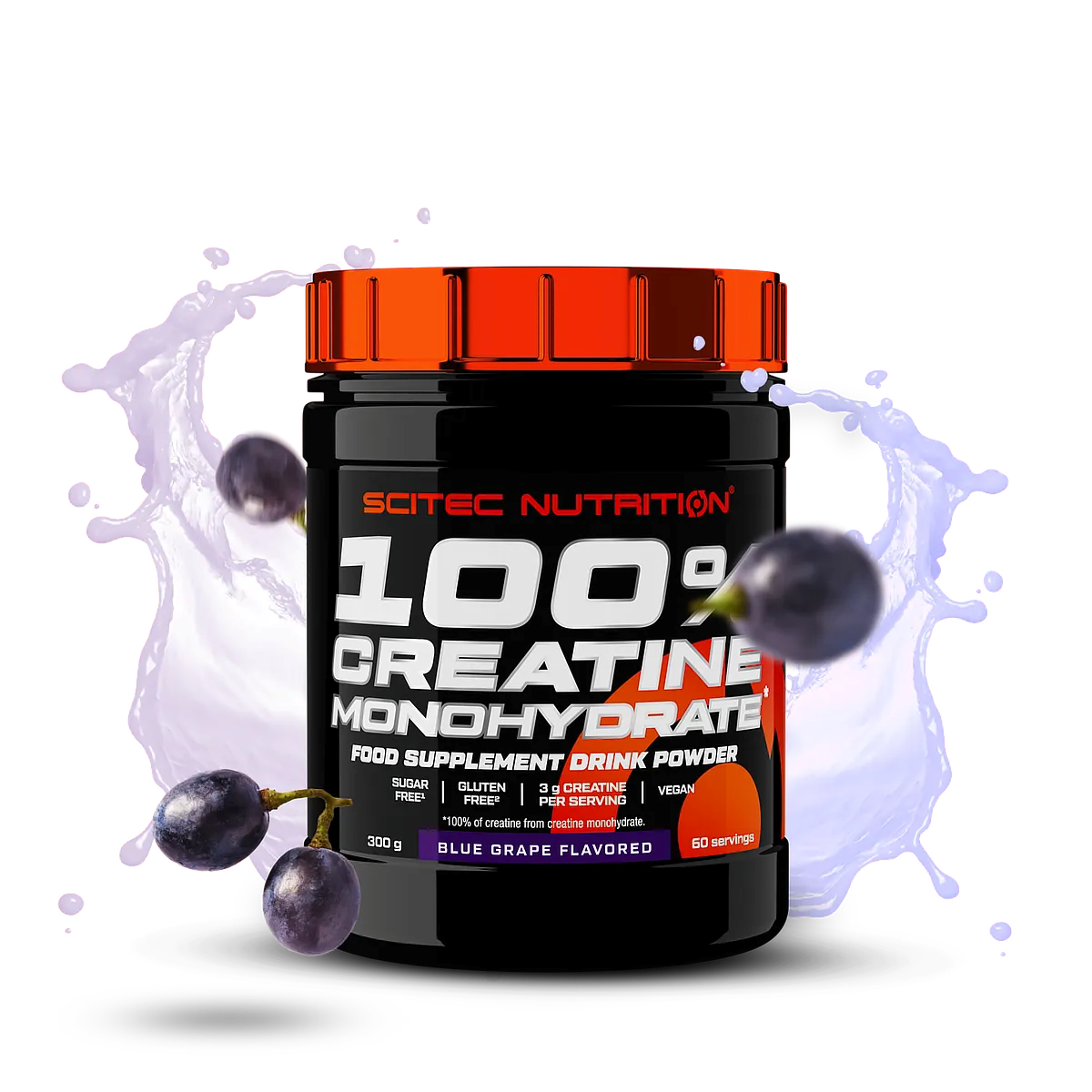 Creatina Monohidrata, Scitec Nutrition, 100% Creatine Monohydrate, 300g