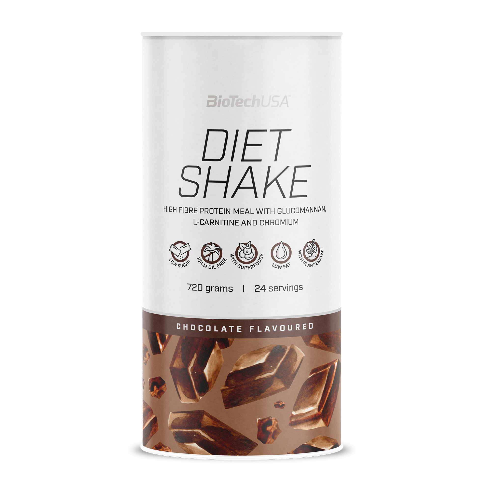 Shake Proteic dietetic, BioTechUSA, Diet Shake, 720g, Chocolate