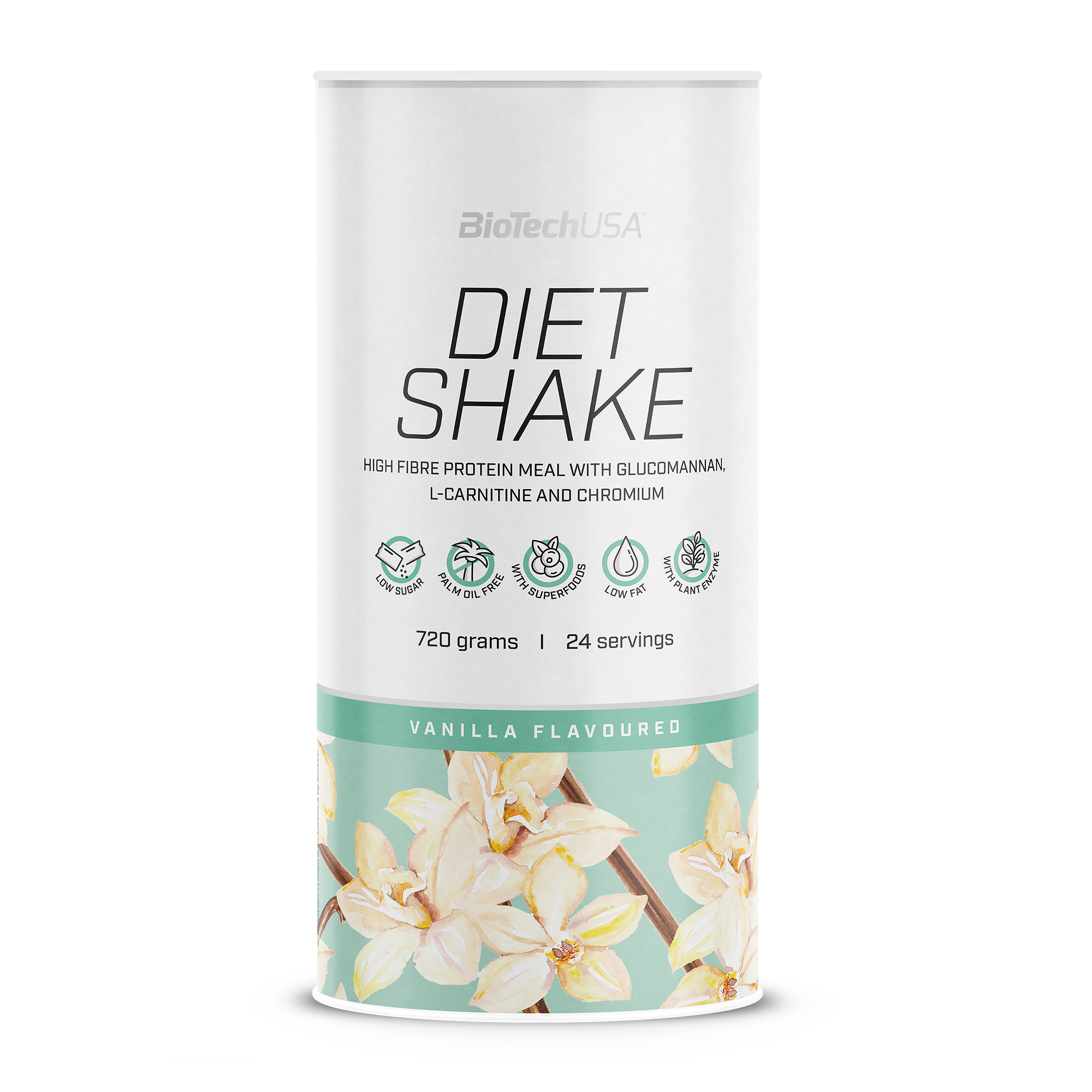Shake Proteic dietetic, BioTechUSA, Diet Shake, 720g, Vanilla