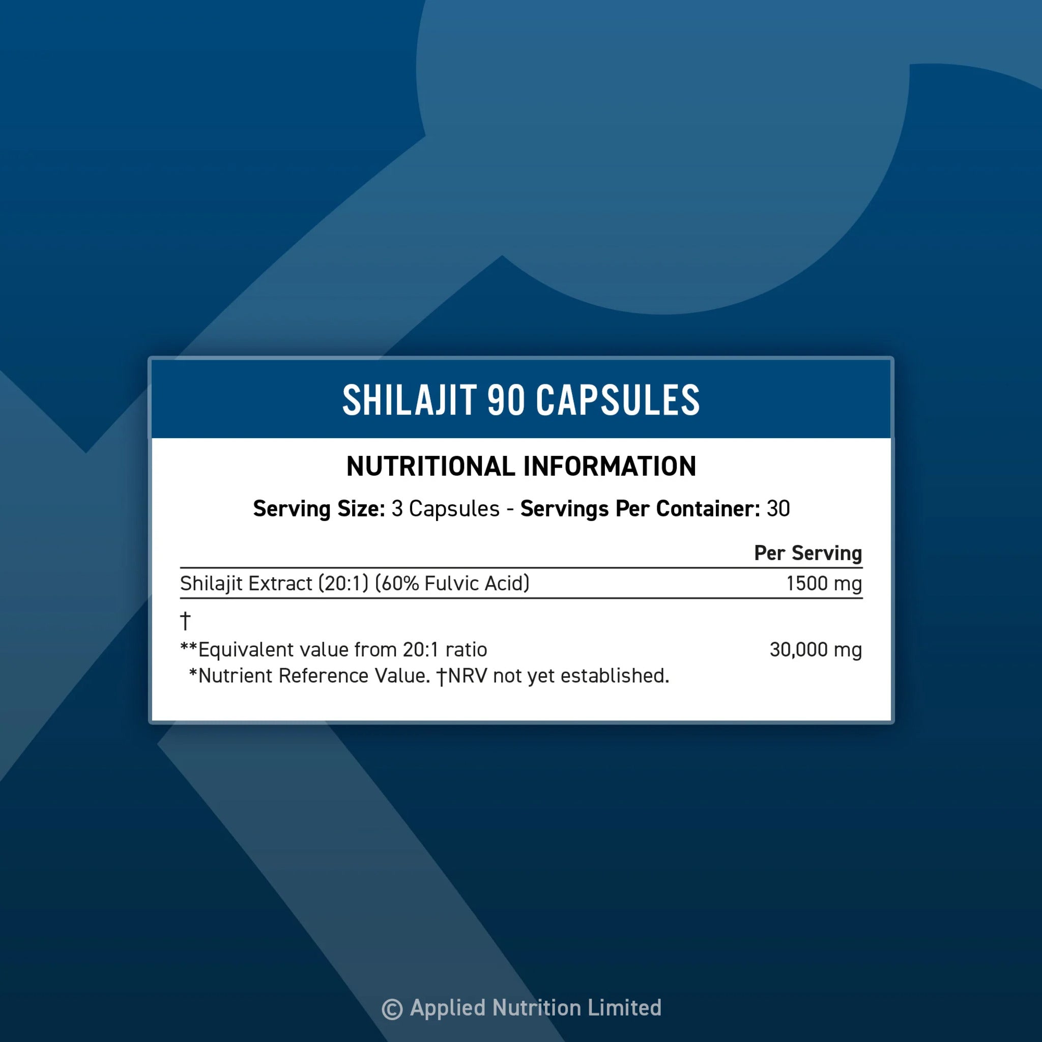 Extract de Shilajit, Applied Nutrition, Shilajit, 90 Capsule