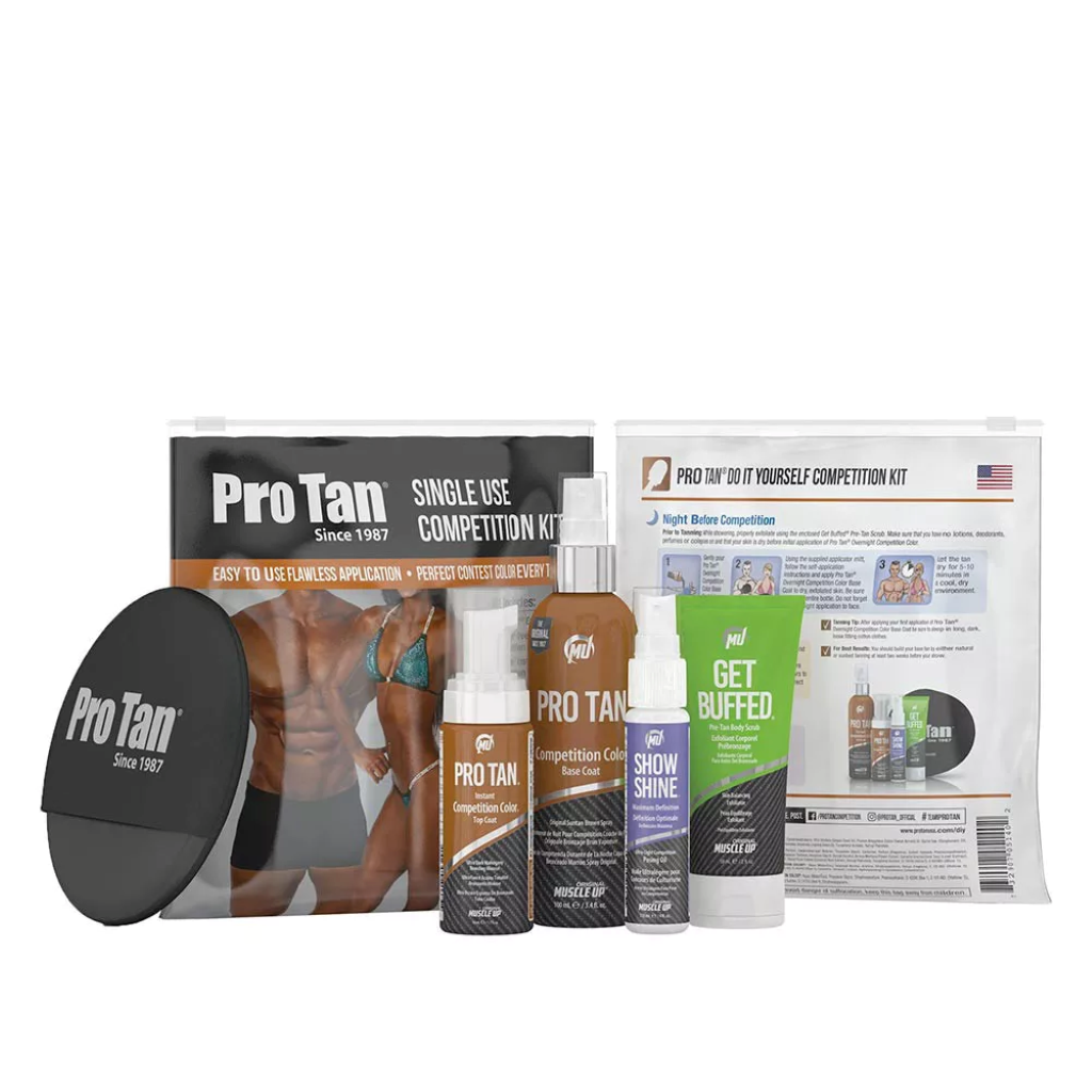 Kit Bronzare Competițională, Pro Tan, Single Use Competition Kit