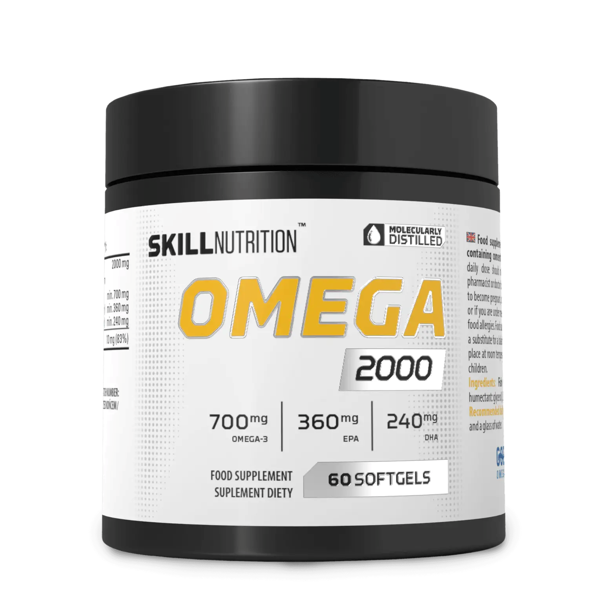 Acizi Grasi, Skill Nutrition, Omega 3, 60 Softgels