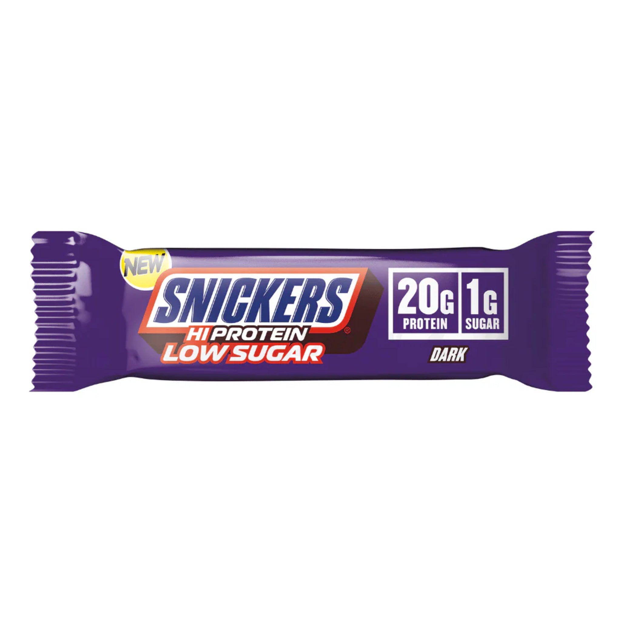 Baton Proteic, Snickers, Hi Protein Low Sugar, Dark Chocolate, 57g