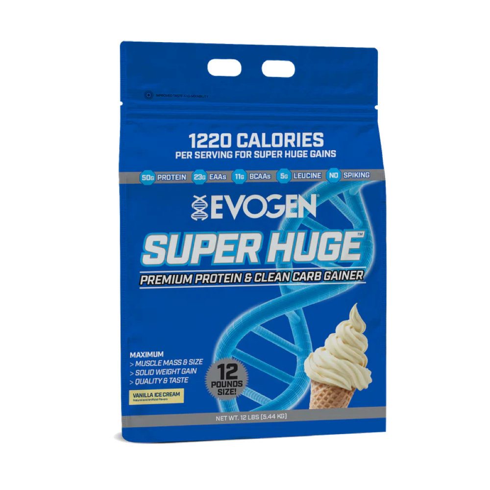 Proteina Masa Musculara, Evogen, Super Huge Premium Protein & Clean Carb Gainer, 5440g