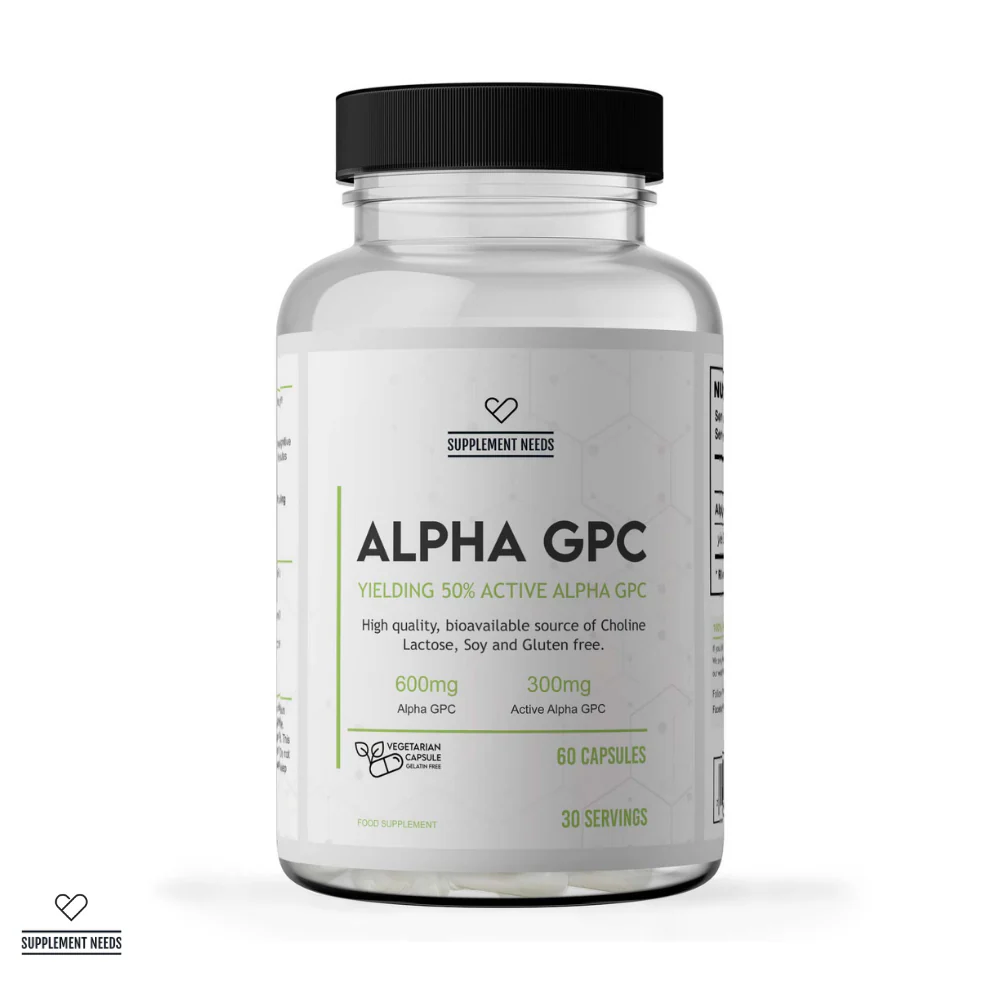 L-Alpha Glicerilfosforilcolina, Supplement Needs, Alpha GPC, 60 Capsule