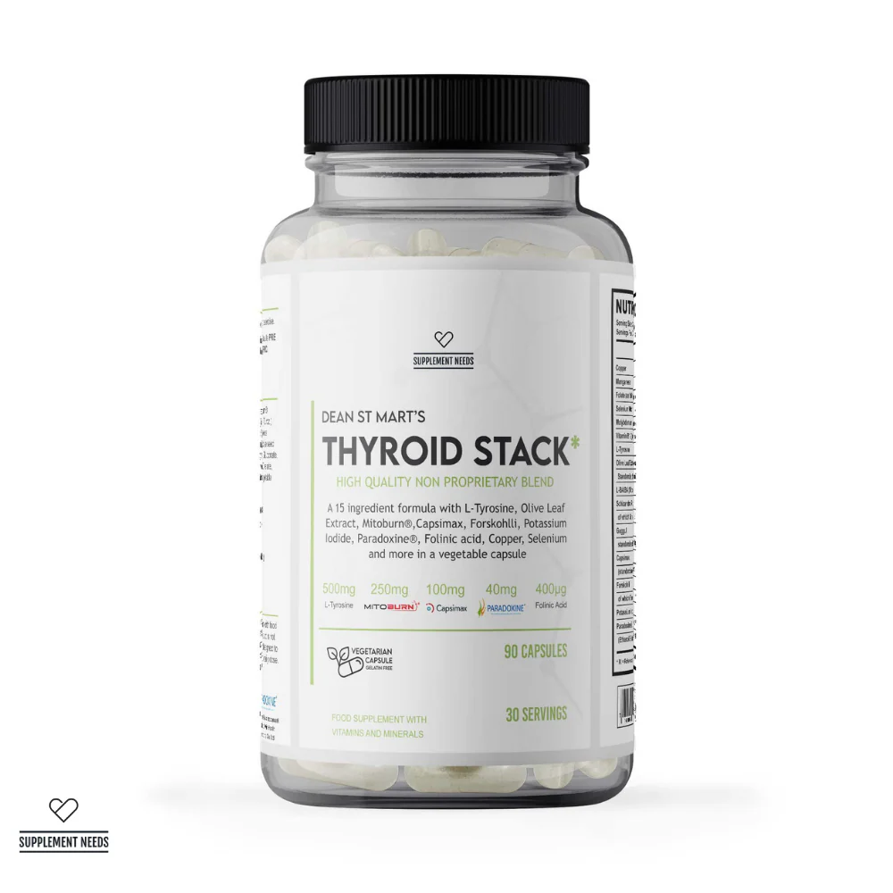 Supliment pentru Sanatatea Tiroidei, Supplement Needs, Thyroid Stack, 90 Capsule