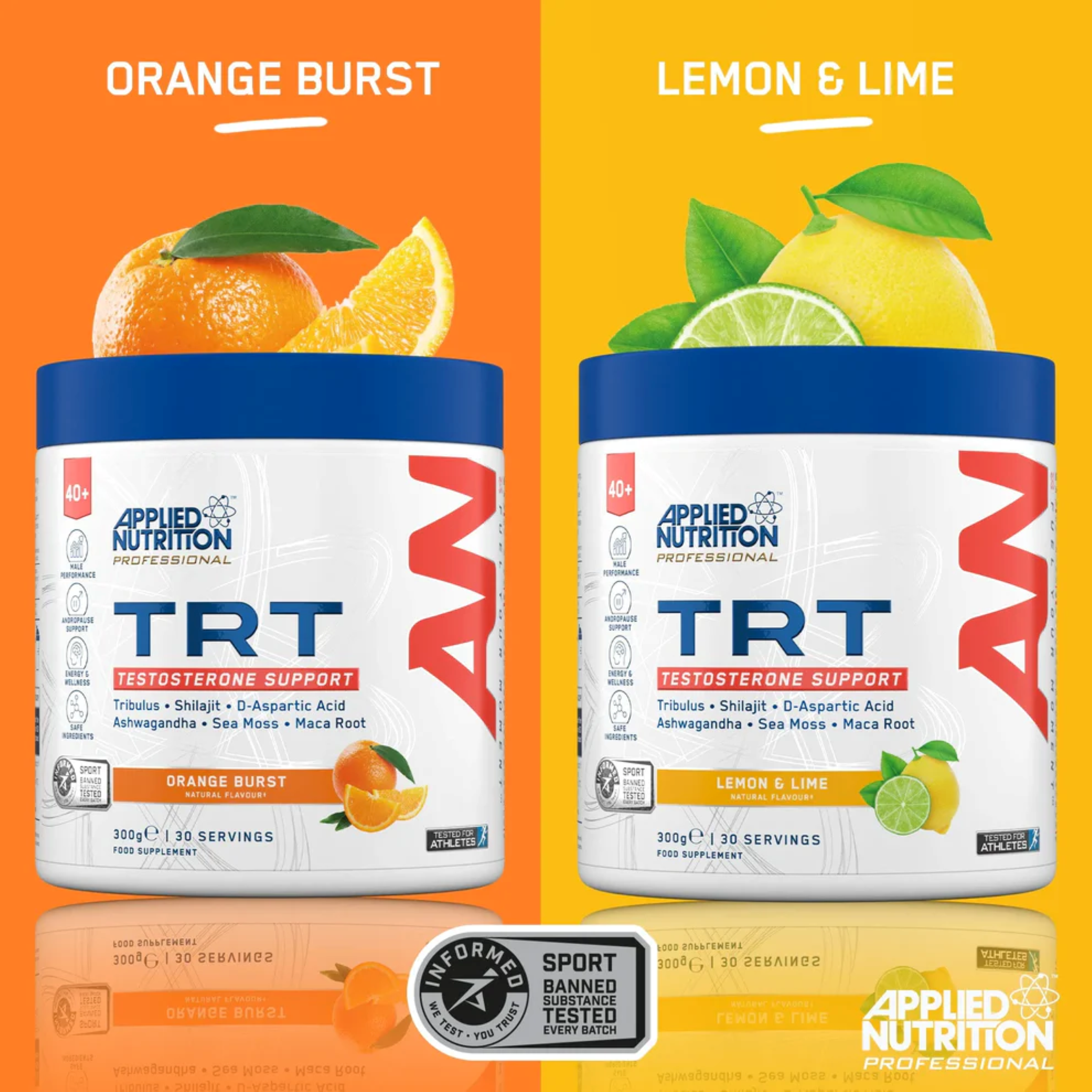 Suport pentru Testosteron, Applied Nutrition, TRT Testosterone Support, 300g