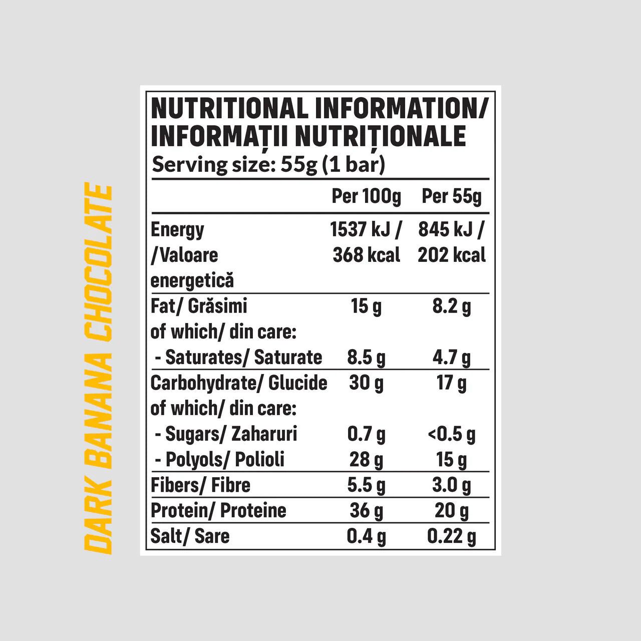 Batoane Proteice, Dorian Yates, Yates Protein Bar, 55g