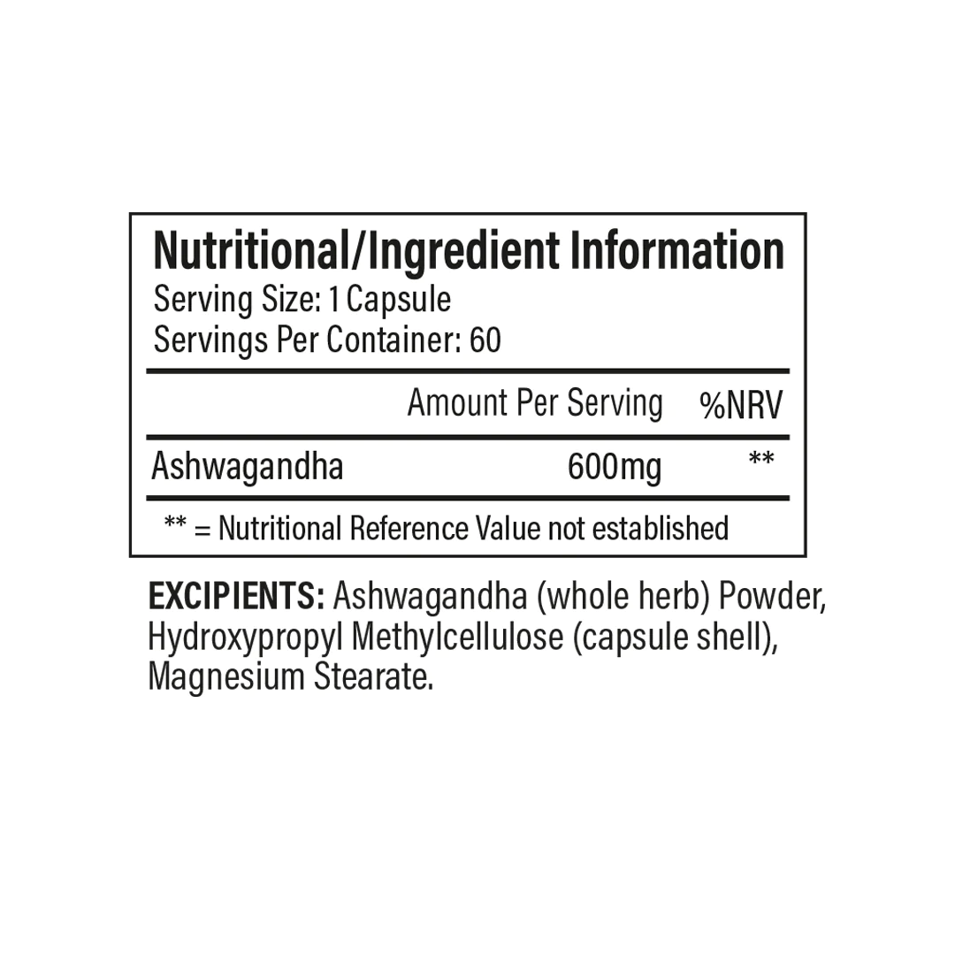 Extract de Ashwagandha, Trained by JP, Ashwagandha KSM-66, 60 Capsule