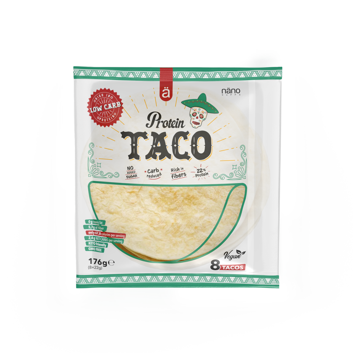 Taco Proteic, Nanosupps, Protein Taco, 176g
