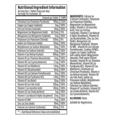 Complex Vitamine si Minerale, Trained by JP, The One, Multi-Vit, 60 Tablete