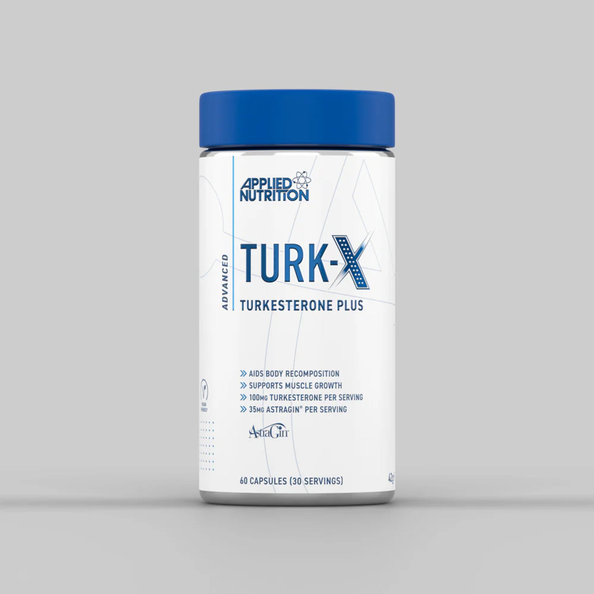 Turkesterone, Applied Nutrition, Turk-X, 60 Capsule