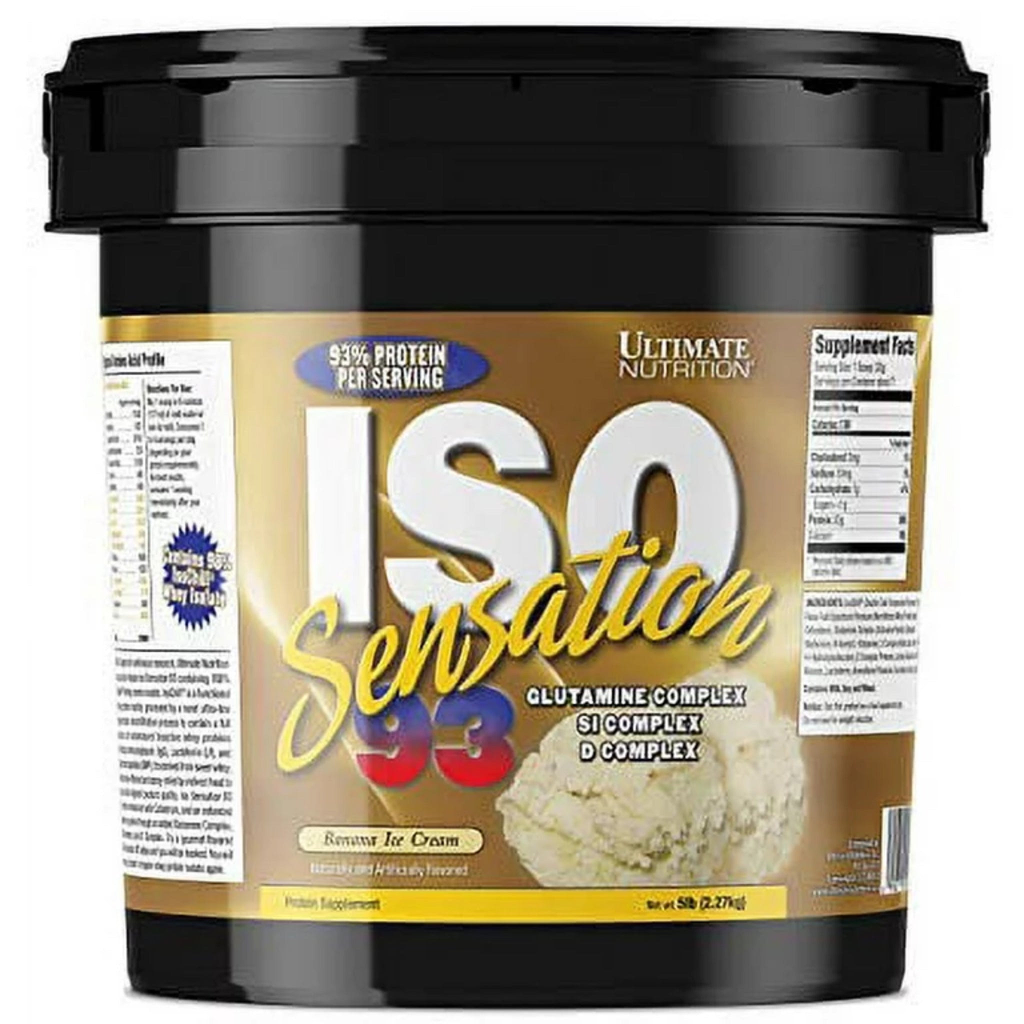 Proteina din Zer, Ultimate Nutrition, Iso Sensation 93, 2.27kg