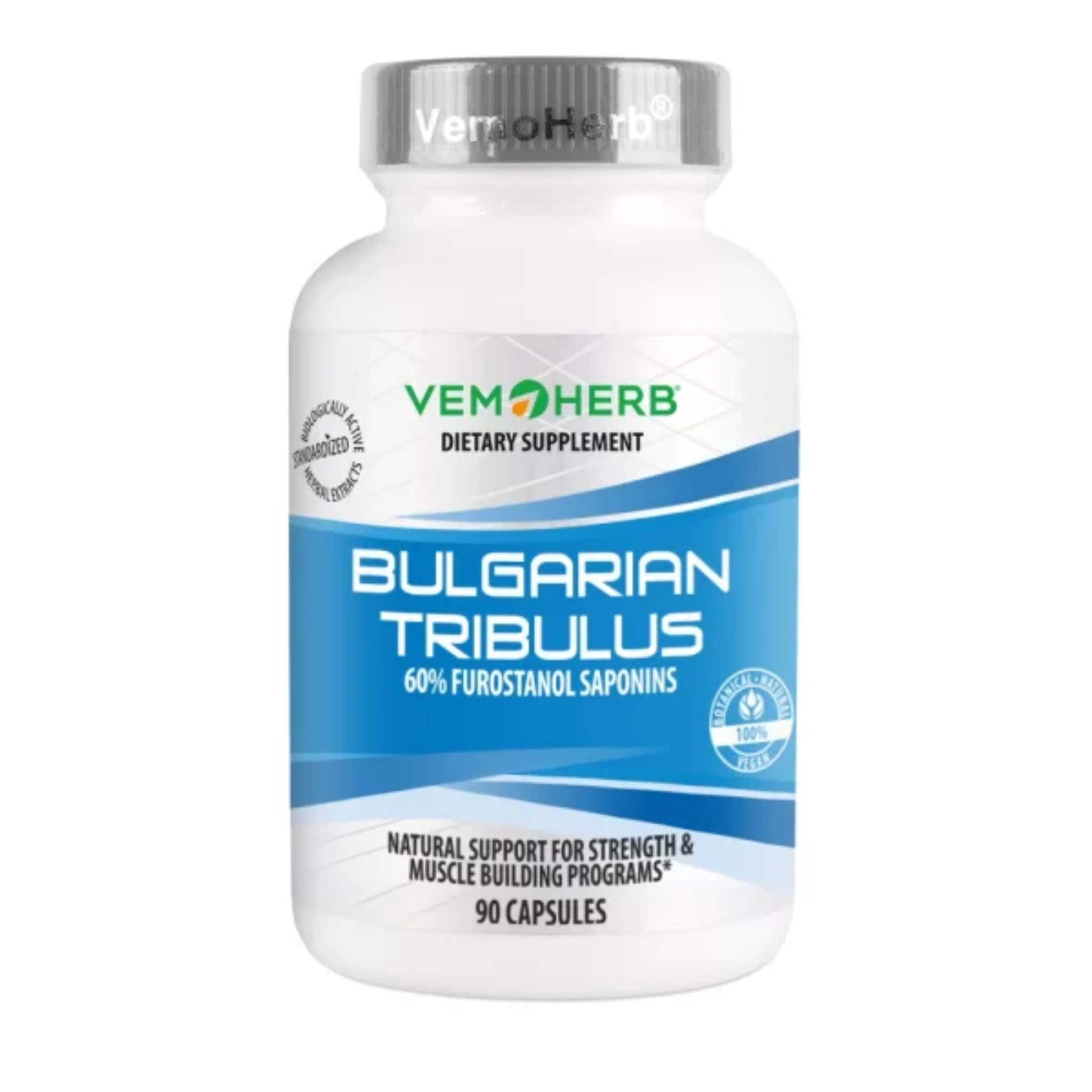 Extract de Tribulus Terrestris, VemoHerb, Bulgarian Tribulus, 90 Capsule