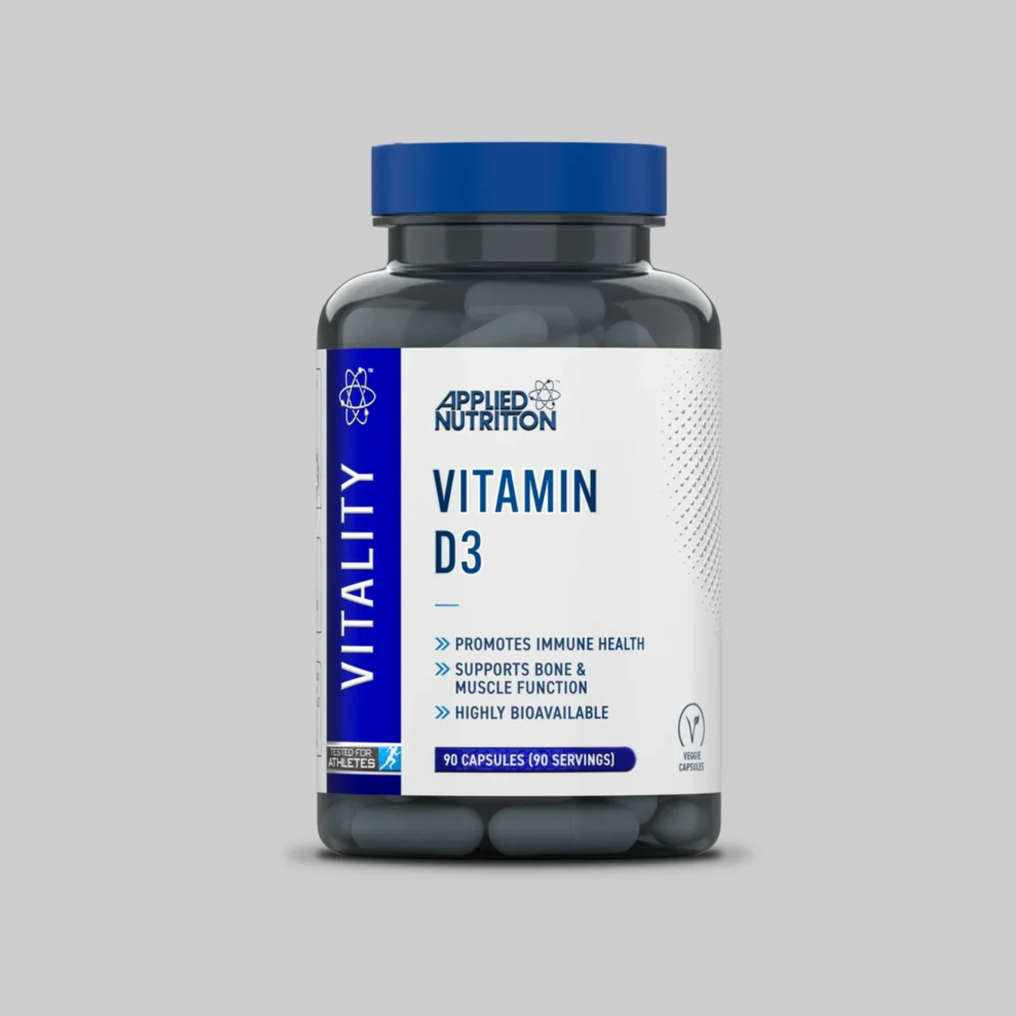 Vitamina D3, Applied Nutrition, Vitamin D3 3000 UI, 90 Capsule