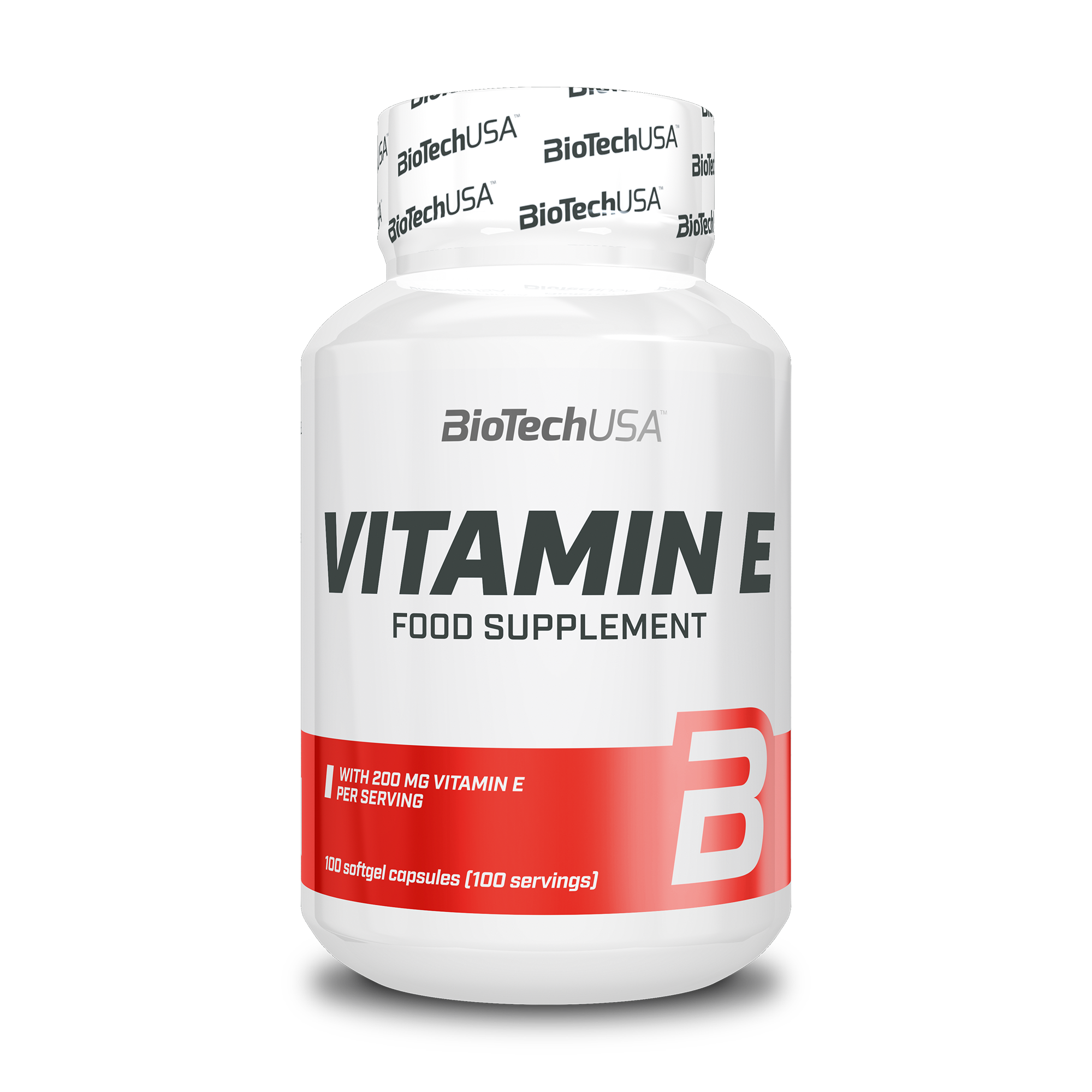 Vitamina E, BioTechUSA, Vitamin E, 100 Capsule Softgel