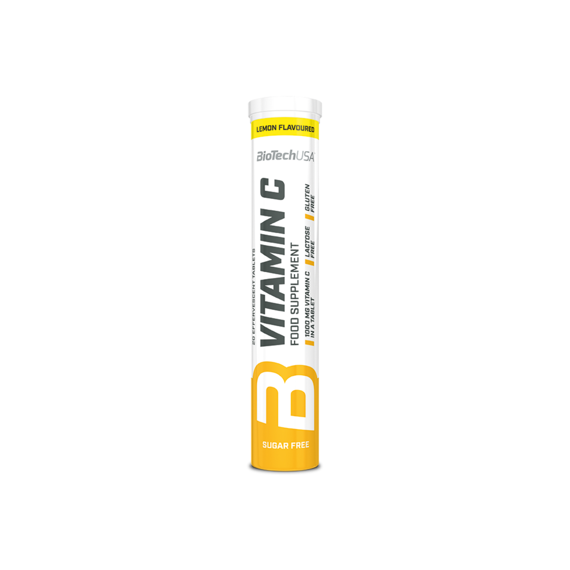 Vitamina C Efervescenta, BioTechUSA, Vitamin C, 20 tablete