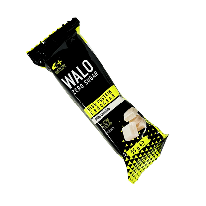Batoane Proteice, 4+ Nutrition, WALO, Zero Sugar CrockBar, 55g