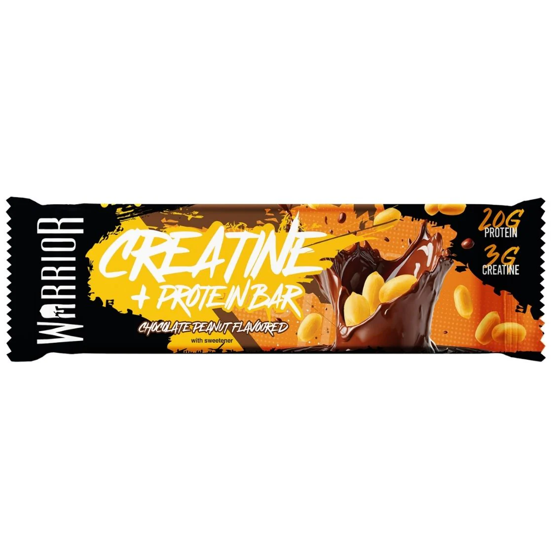 Baton Proteic si Creatina, Warrior, Creatine + Protein Bar, 75g