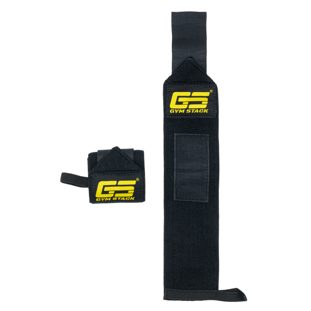 Fașe pentru Incheieturi, Gym Stack, Wrist Wraps, Black