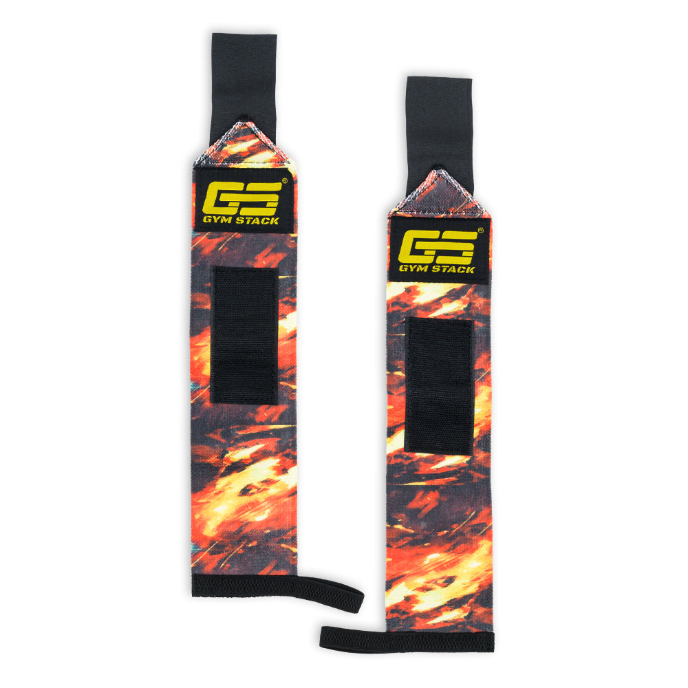 Fase pentru Incheieturi, Gym Stack, Wrist Wraps, Orange
