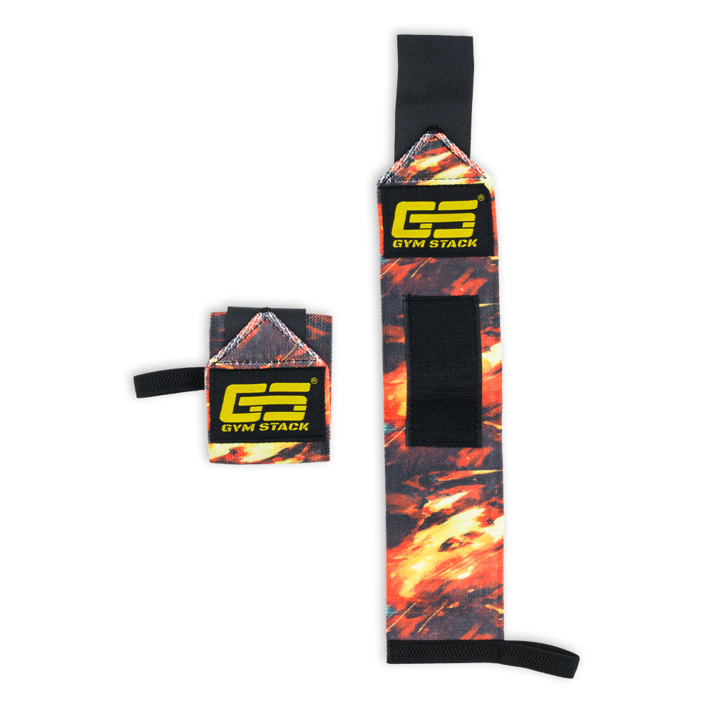 Fase pentru Incheieturi, Gym Stack, Wrist Wraps, Orange