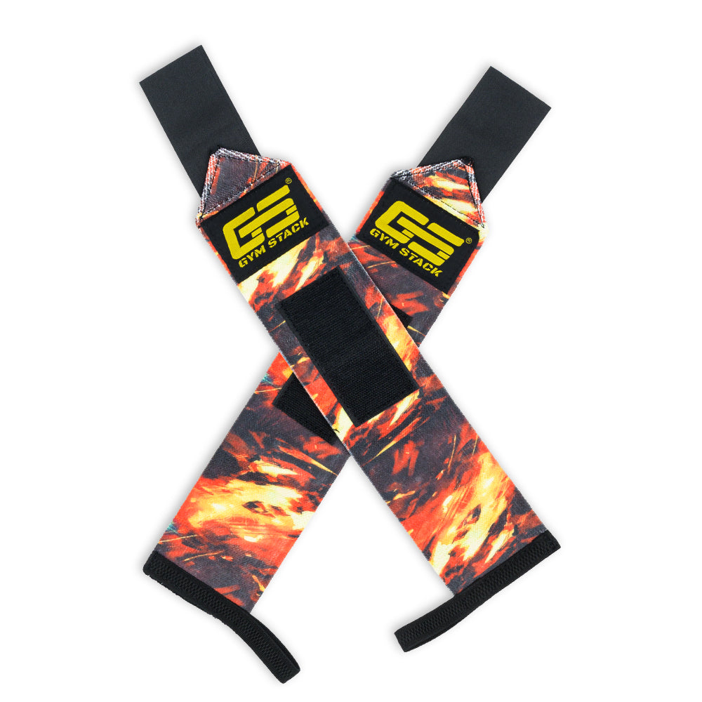 Fase pentru Incheieturi, Gym Stack, Wrist Wraps, Orange