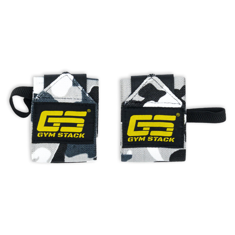 Fase pentru Incheieturi, Gym Stack, Wrist Wraps, White Army