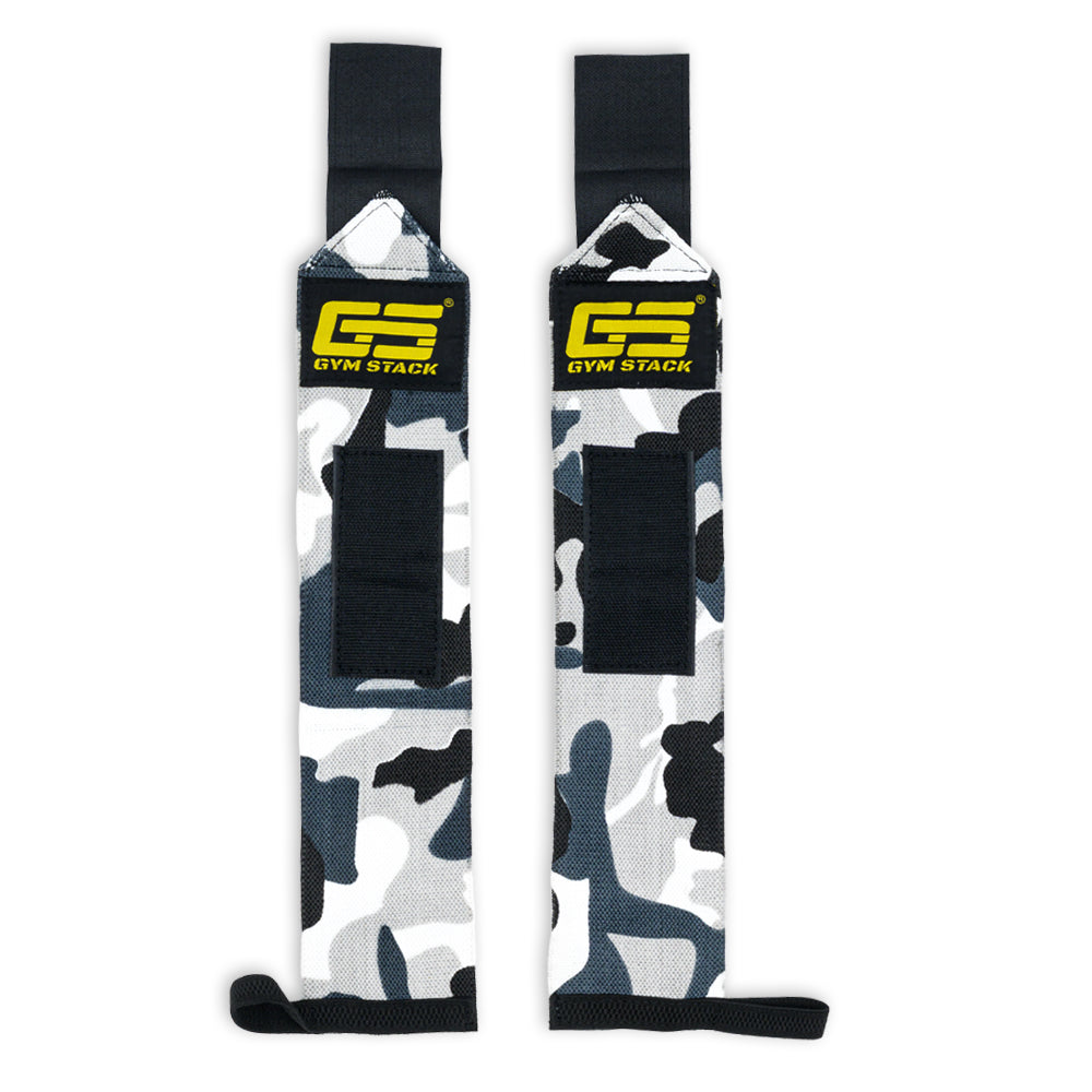 Fase pentru Incheieturi, Gym Stack, Wrist Wraps, White Army