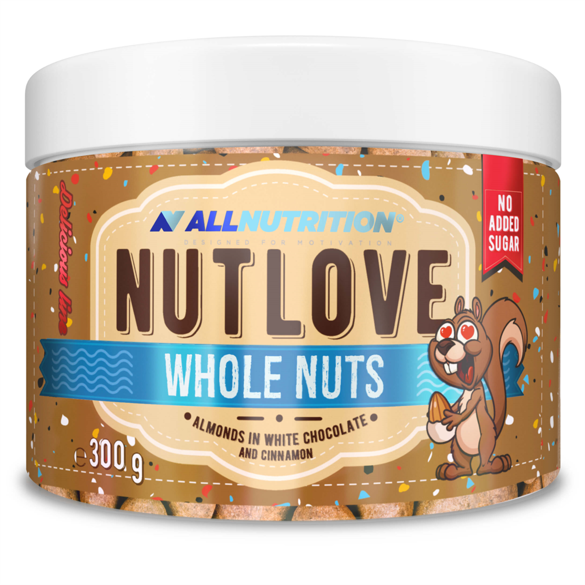 Migdale, AllNutrition, Nut Love Whole Nuts, 300g