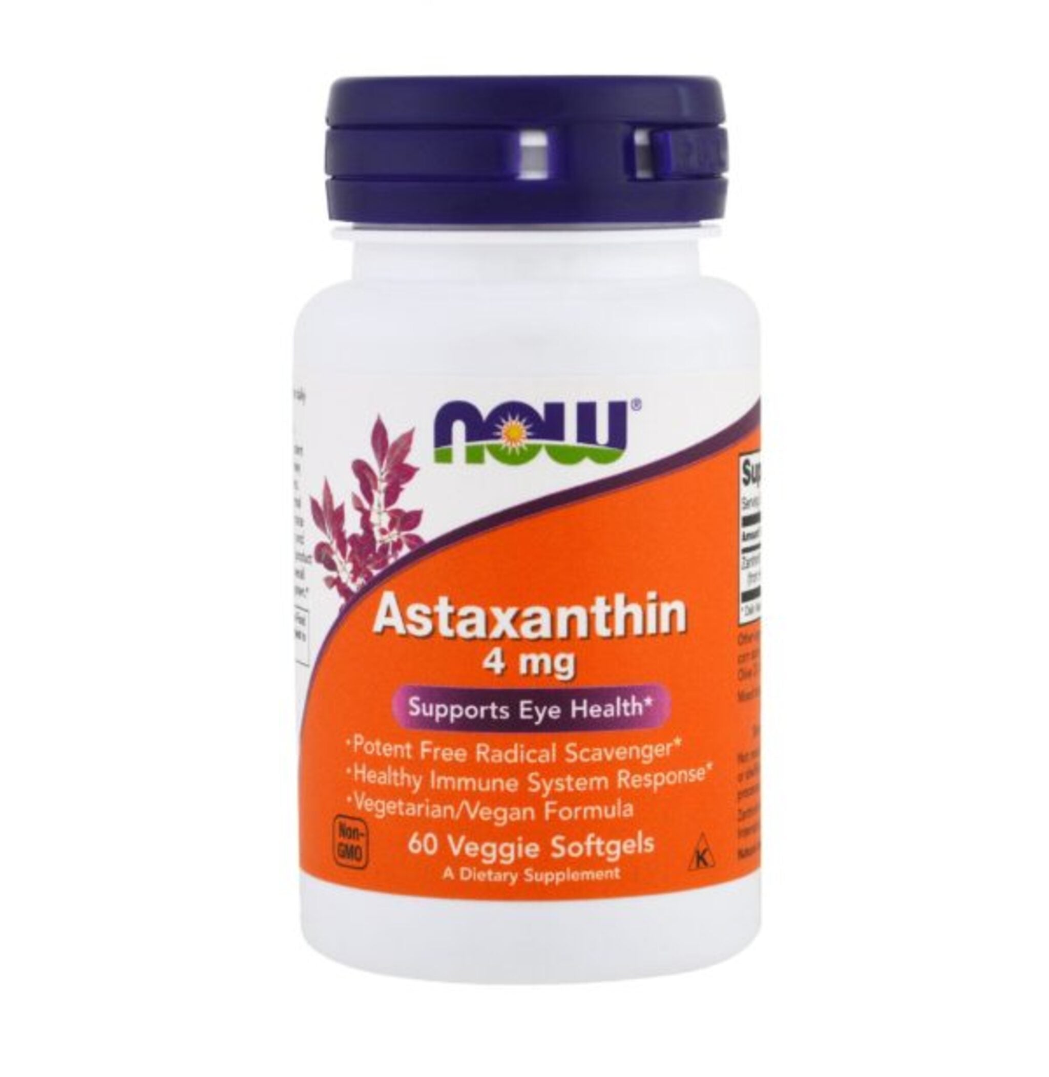 Astaxanthina, Now Foods, Astaxanthin, 60 Softgels