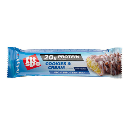 Baton Proteic, FitSpo, Delight Protein Bar, 60g