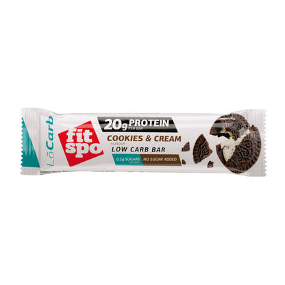 Baton Proteic, FitSpo, Low Carb Protein Bar, 60g