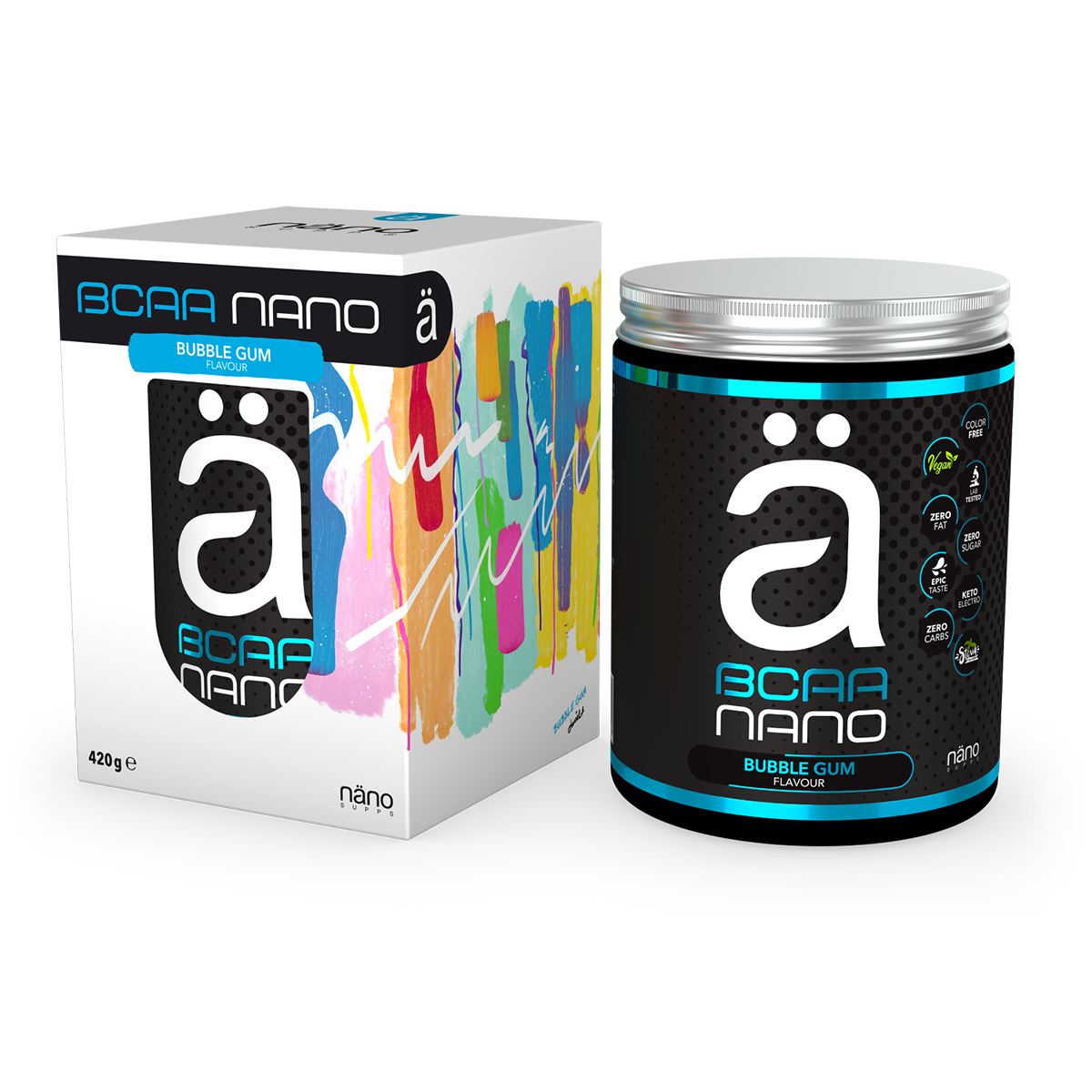 Aminoacizi BCAA, Nanosupps, BCAA Nano, 420g