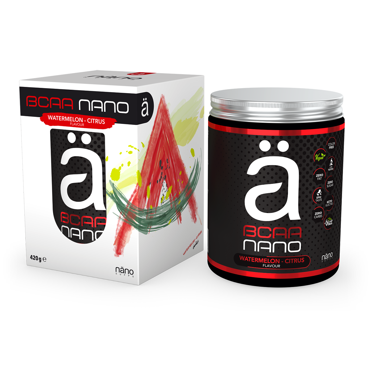 Aminoacizi BCAA, Nanosupps, BCAA Nano, 420g