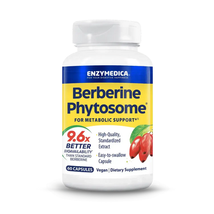 Fitosom de Berberină, Enzymedica, Berberine Phytosome, 60 Capsule