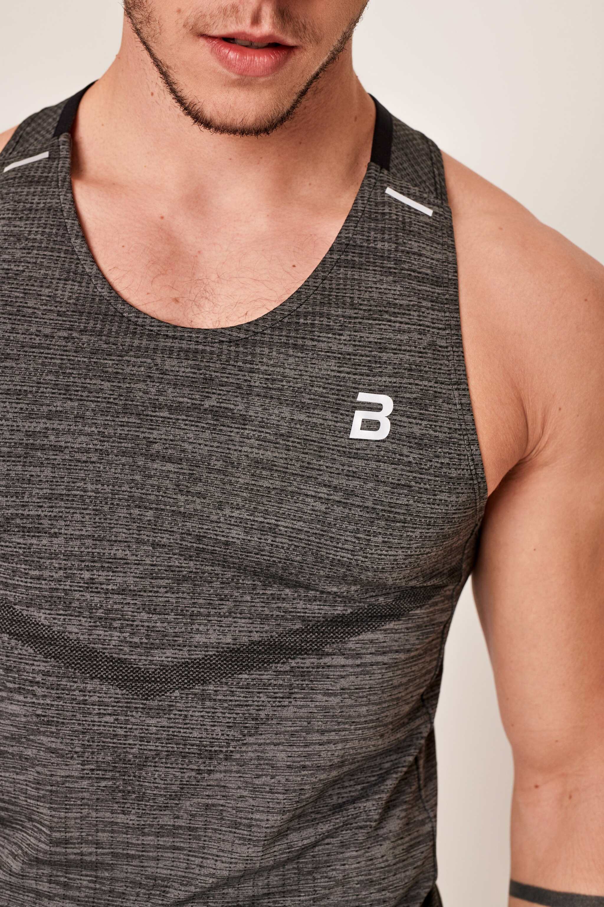 Maiou, BioTechUSA, ASA Men Tank Top, Grey