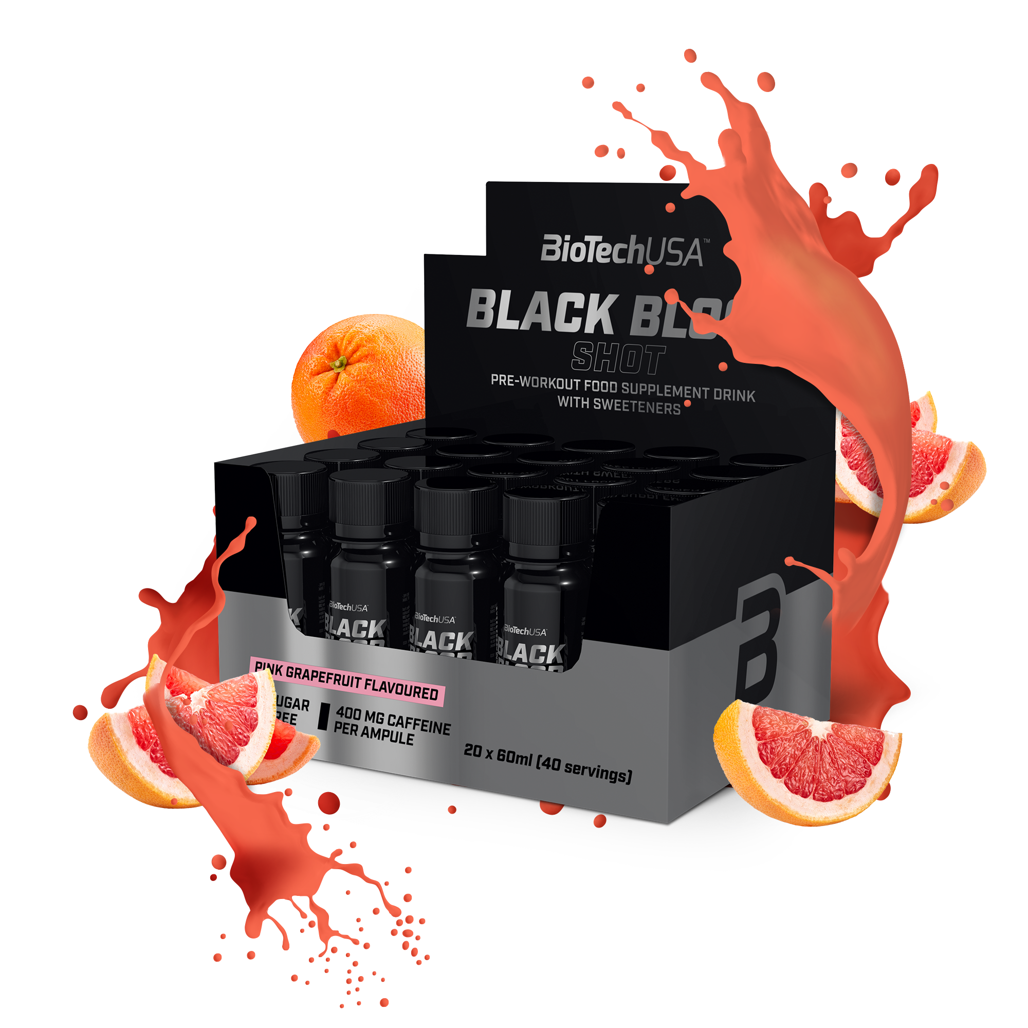 Pre-antrenament , BioTechUSA Black Blood Shot 20x60ml