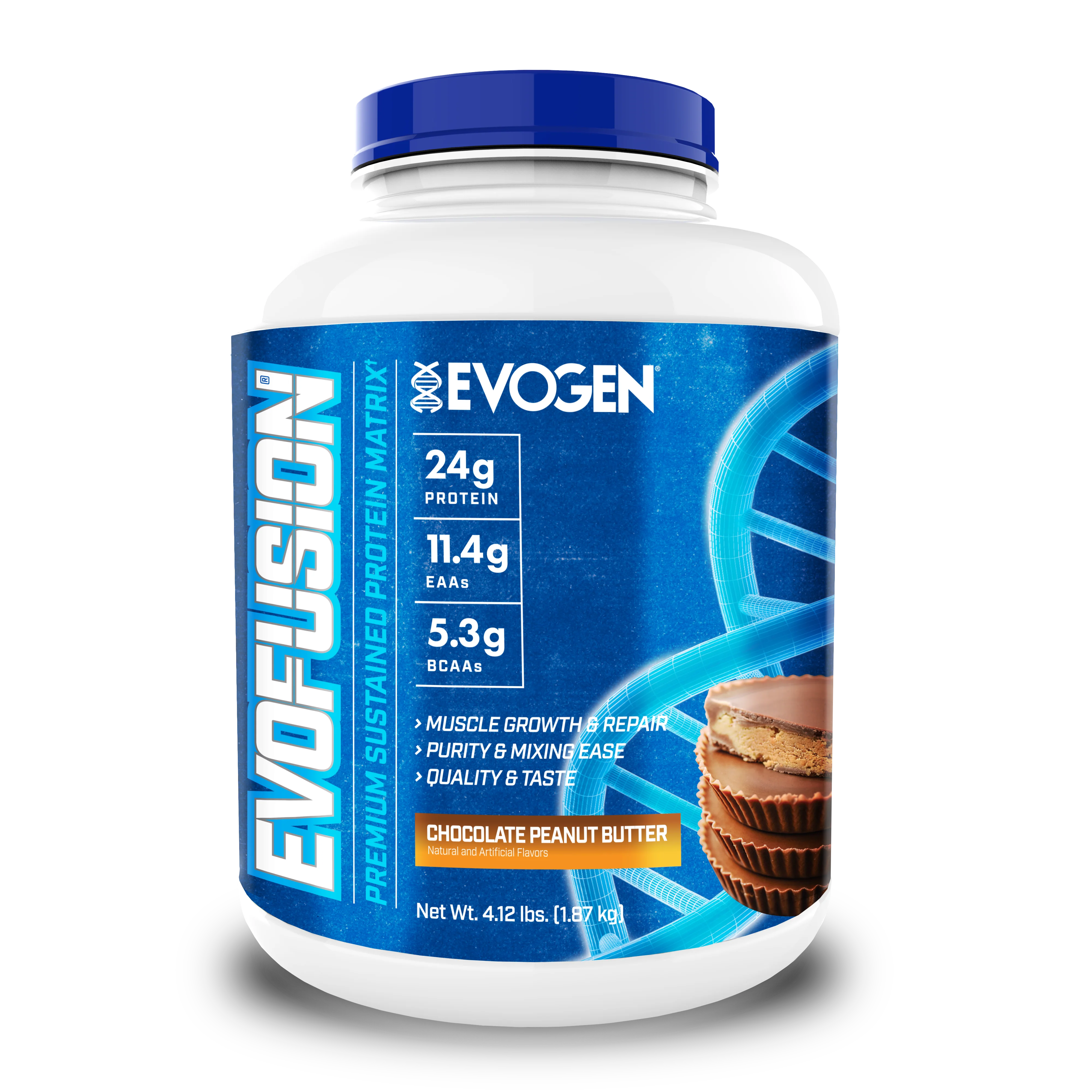 Proteina din Zer, Evogen, EvoFusion, Premium Sustained Protein Matrix