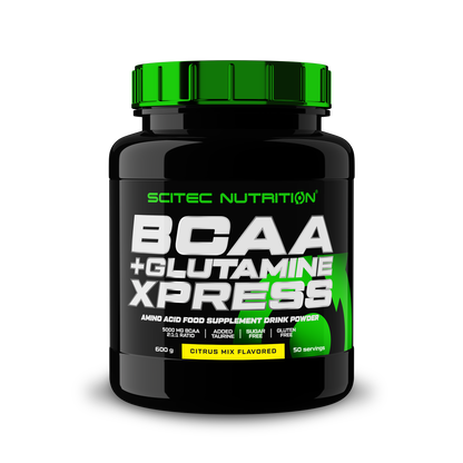 Aminoacizi BCAA si Glutamina, Scitec Nutrition, BCAA + Glutamine Xpress, 600g