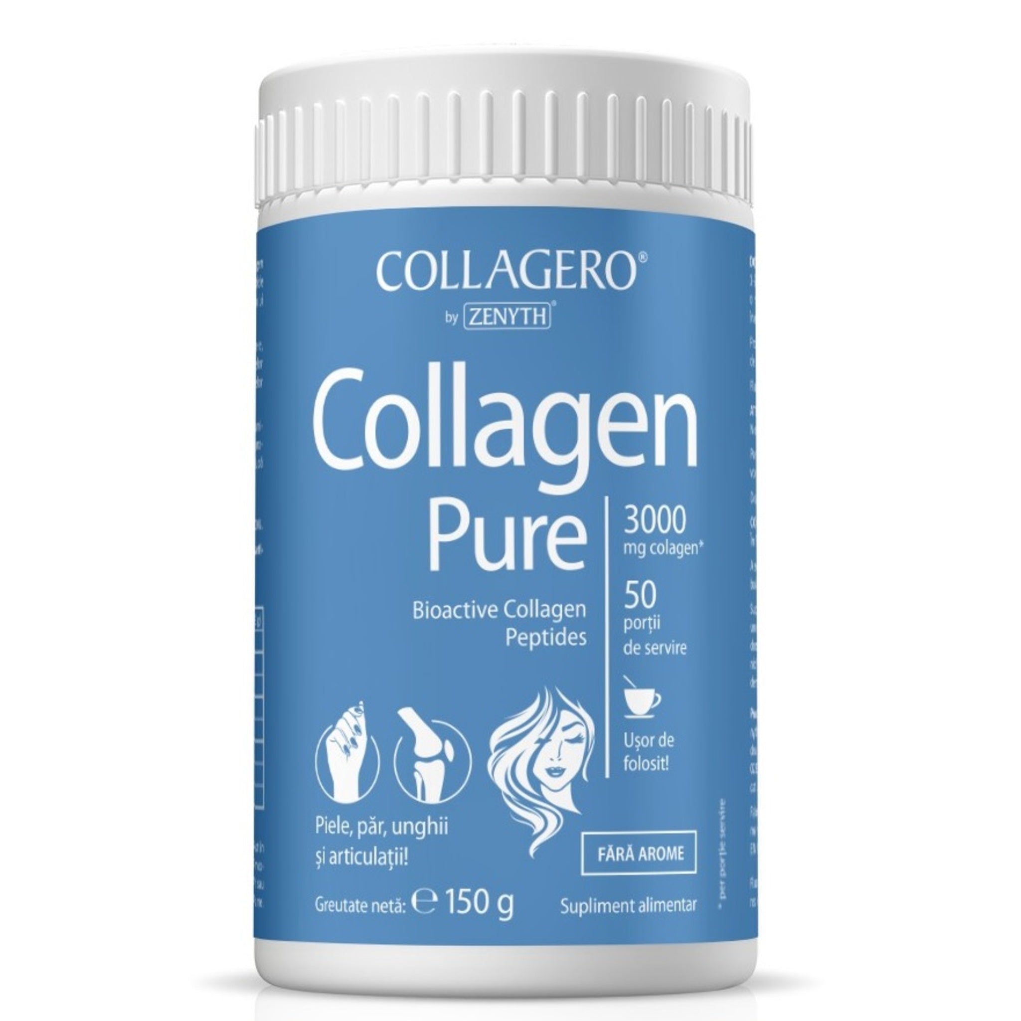 Black Friday - Reduceri Colagen Pudra, Zenyth, Collagen Pure, 150g Promotie