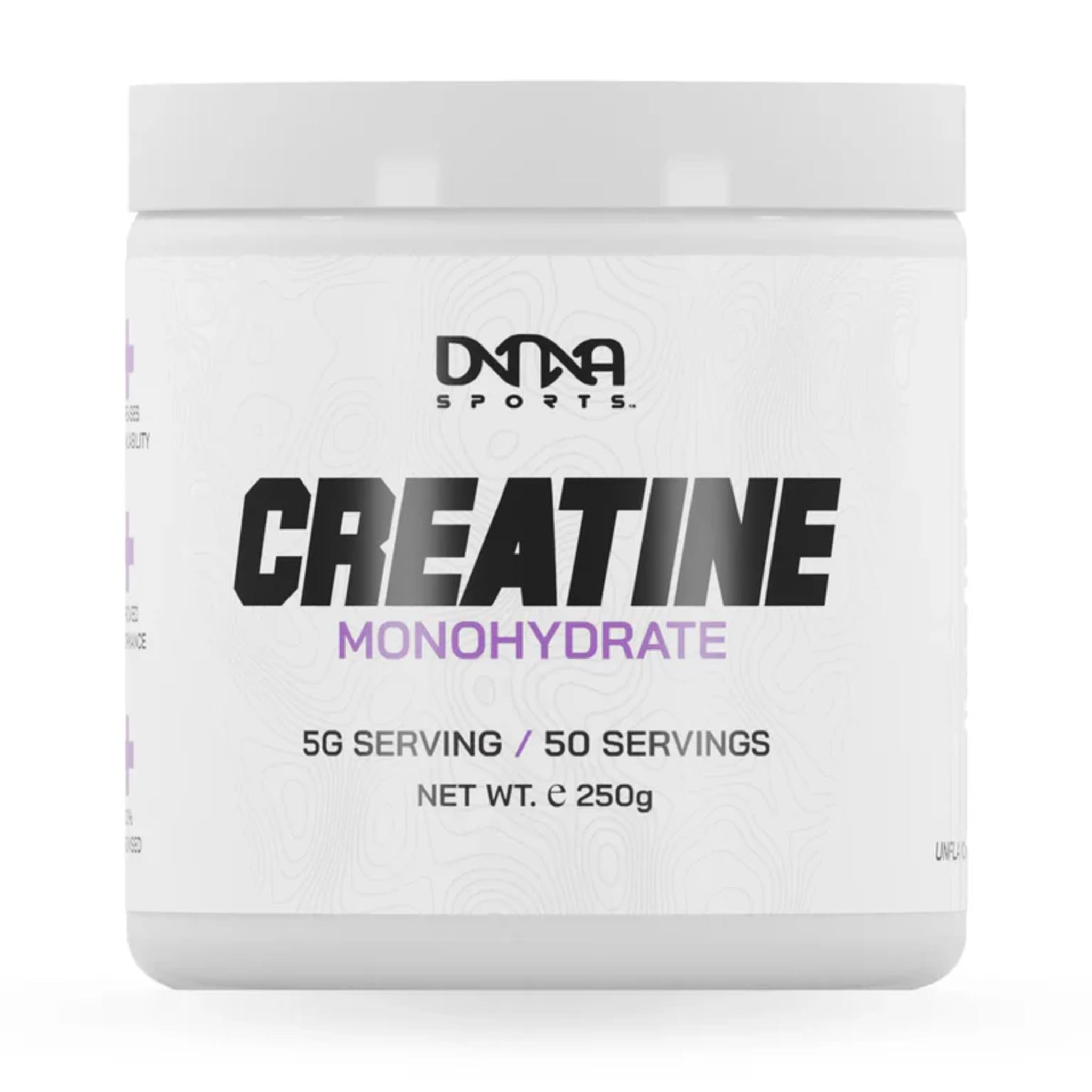 Creatina Monohidrata, DNA Sports, Creatine Monohydrate, 250g - Magazin suplimente sportive - gym-stack.ro