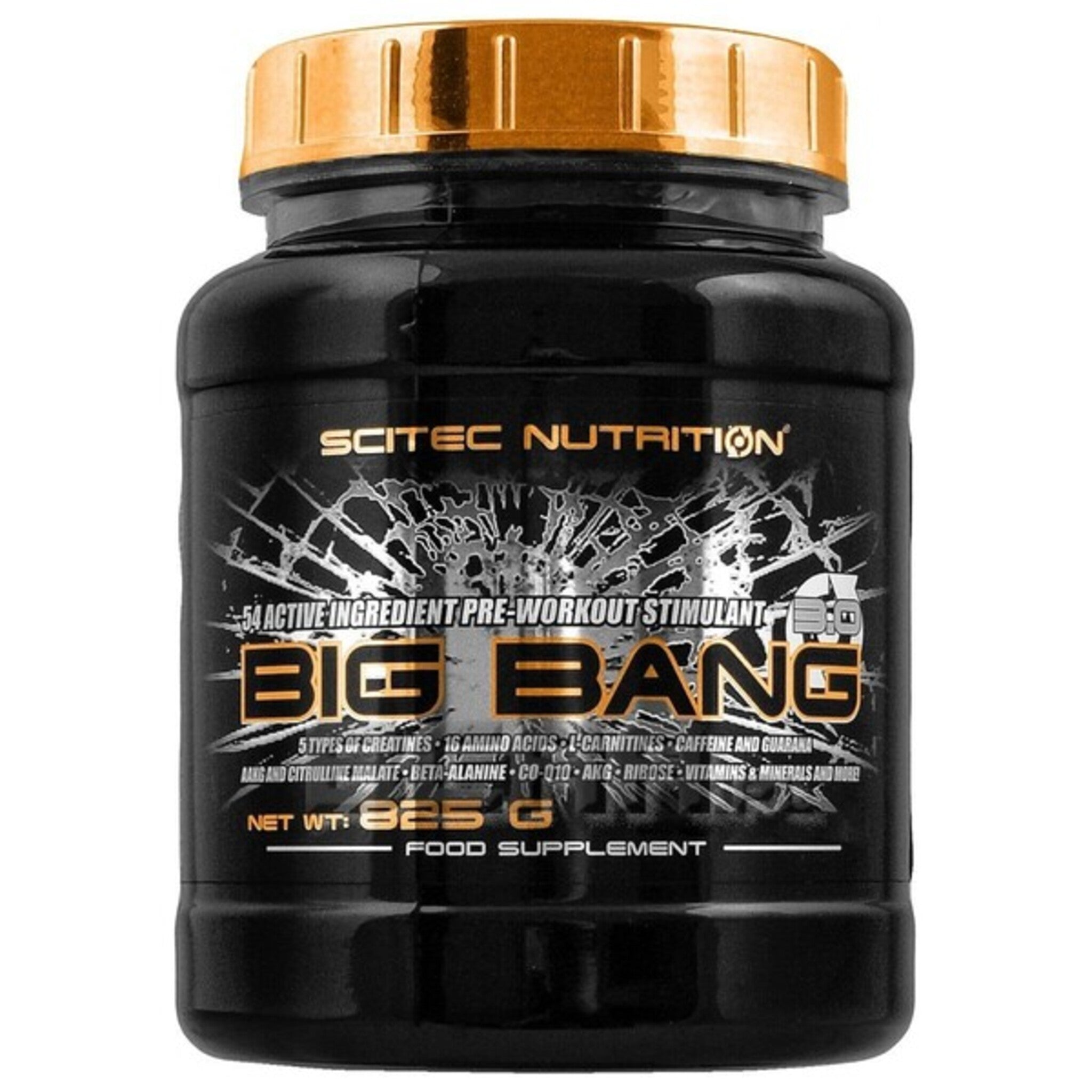 Pre-Workout, Scitec Nutrition, Big Bang 3.0, 825g